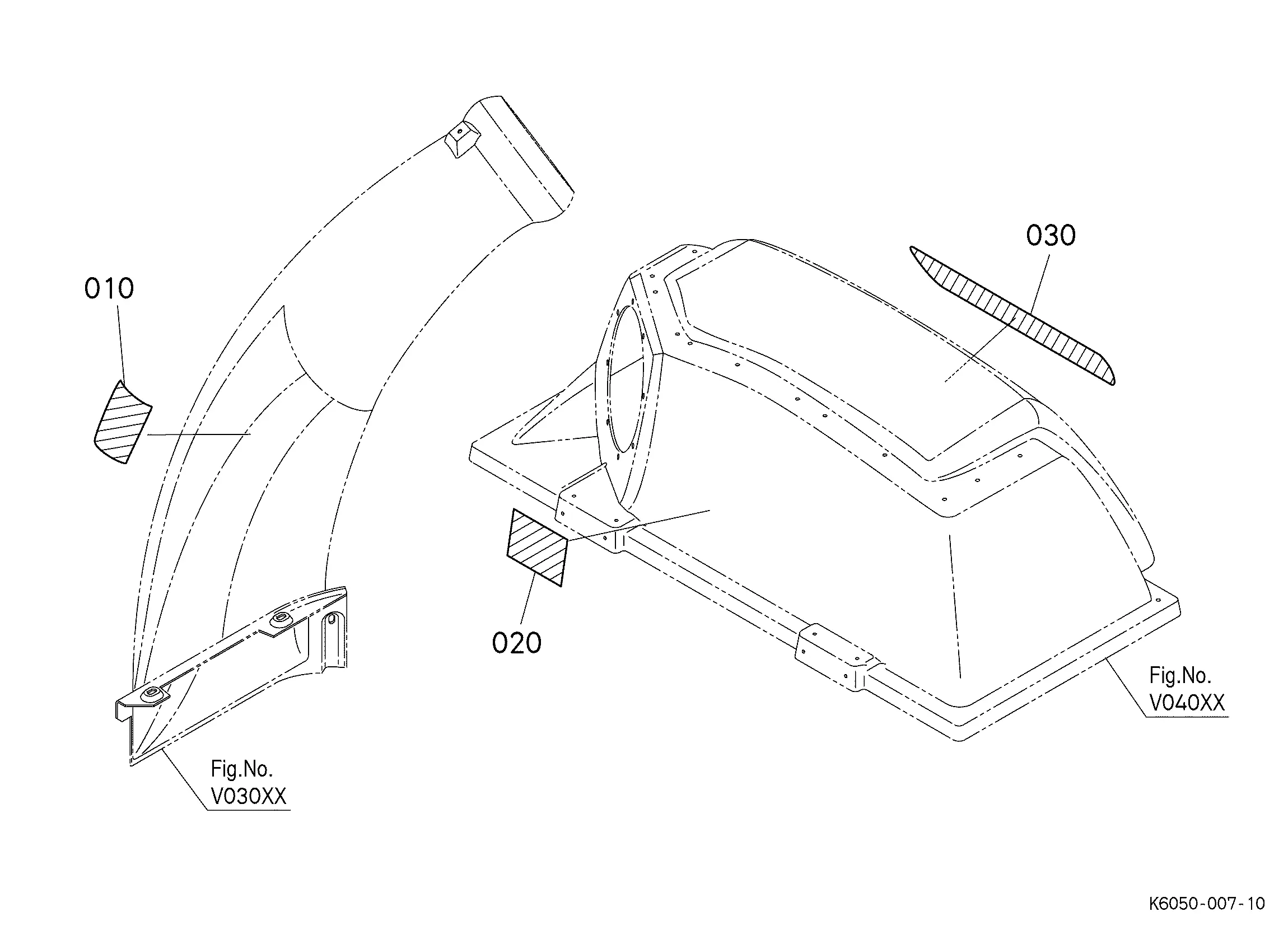 Kubota GCK54-252Z Parts Diagrams