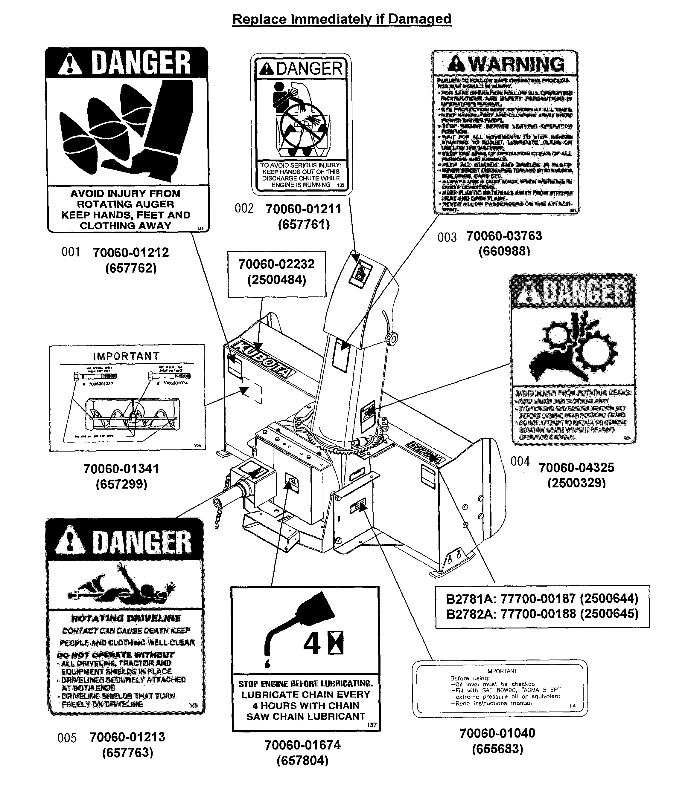 Kubota B2781A-51 AND B2782A-63(S.NO.2707315 AND UP) (51