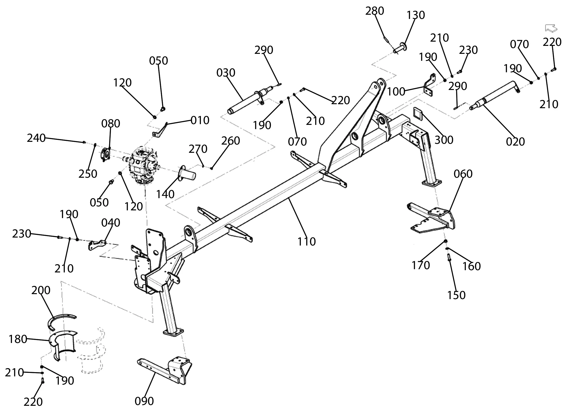 Kubota DM5032 (NORTH AMERICA) (2022) S/N KT510317 < Parts