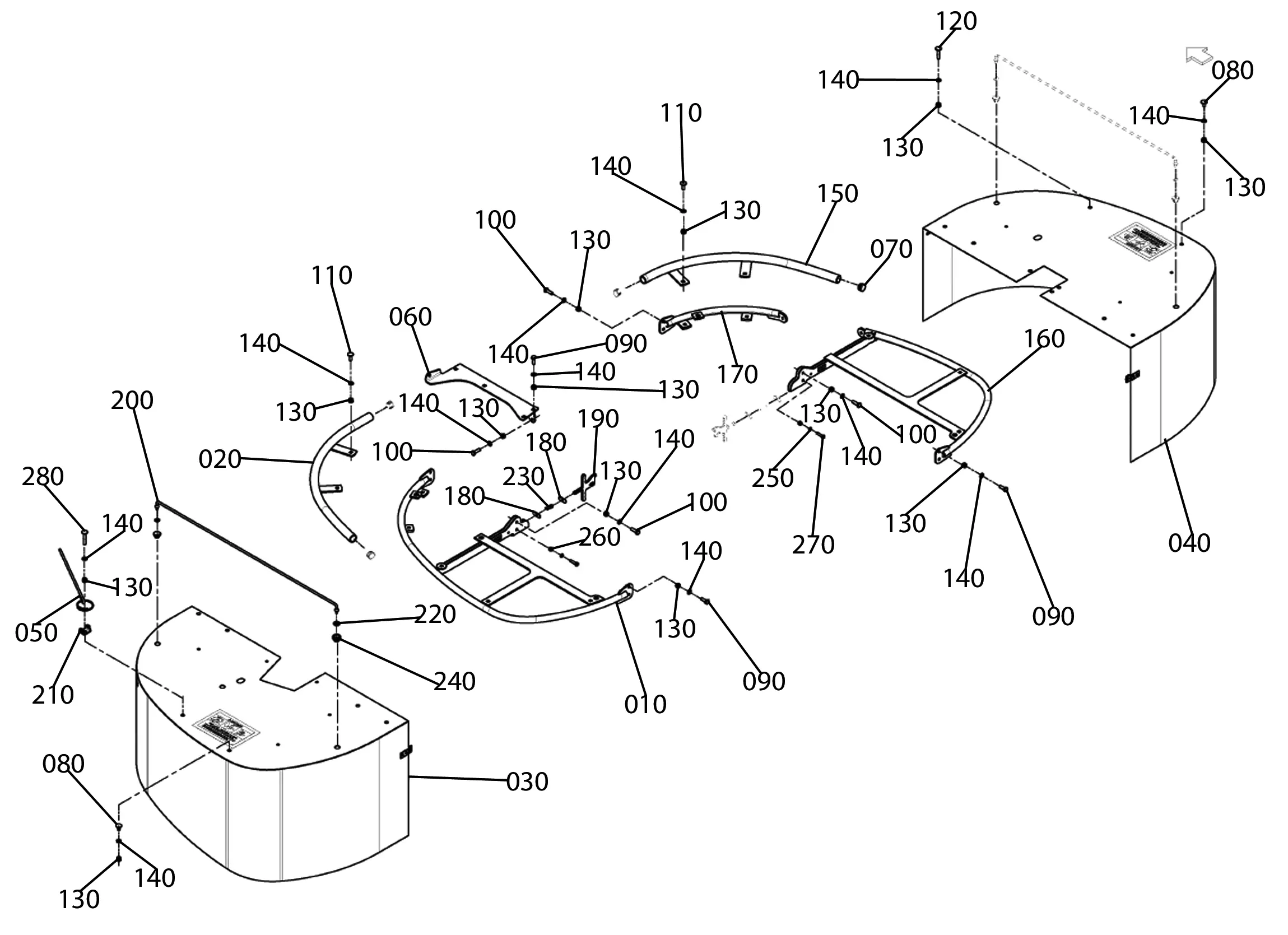 Kubota DM5032 (NORTH AMERICA) (2022) S/N KT510317 < Parts