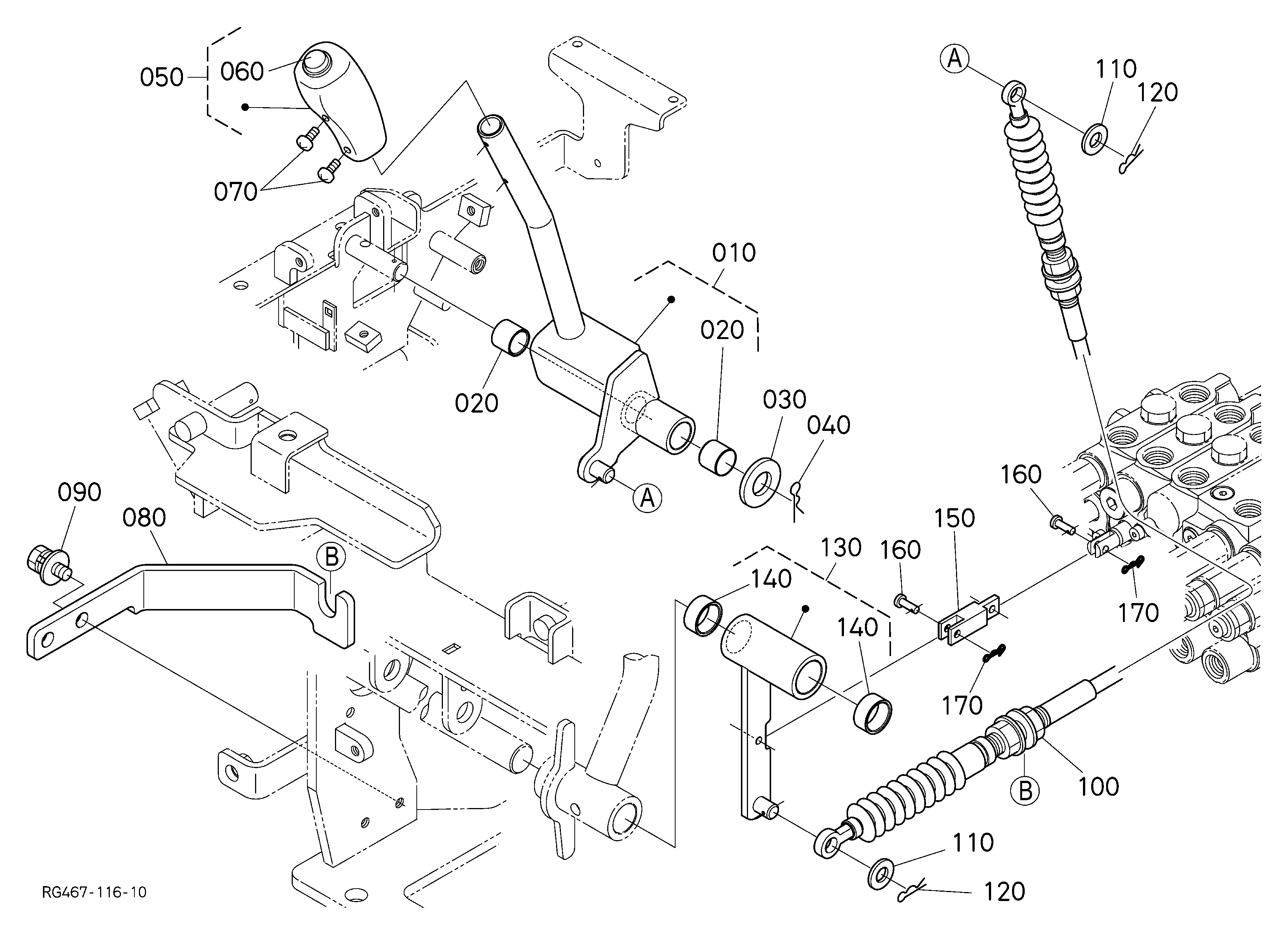 Kubota KX030-4 Parts Diagrams
