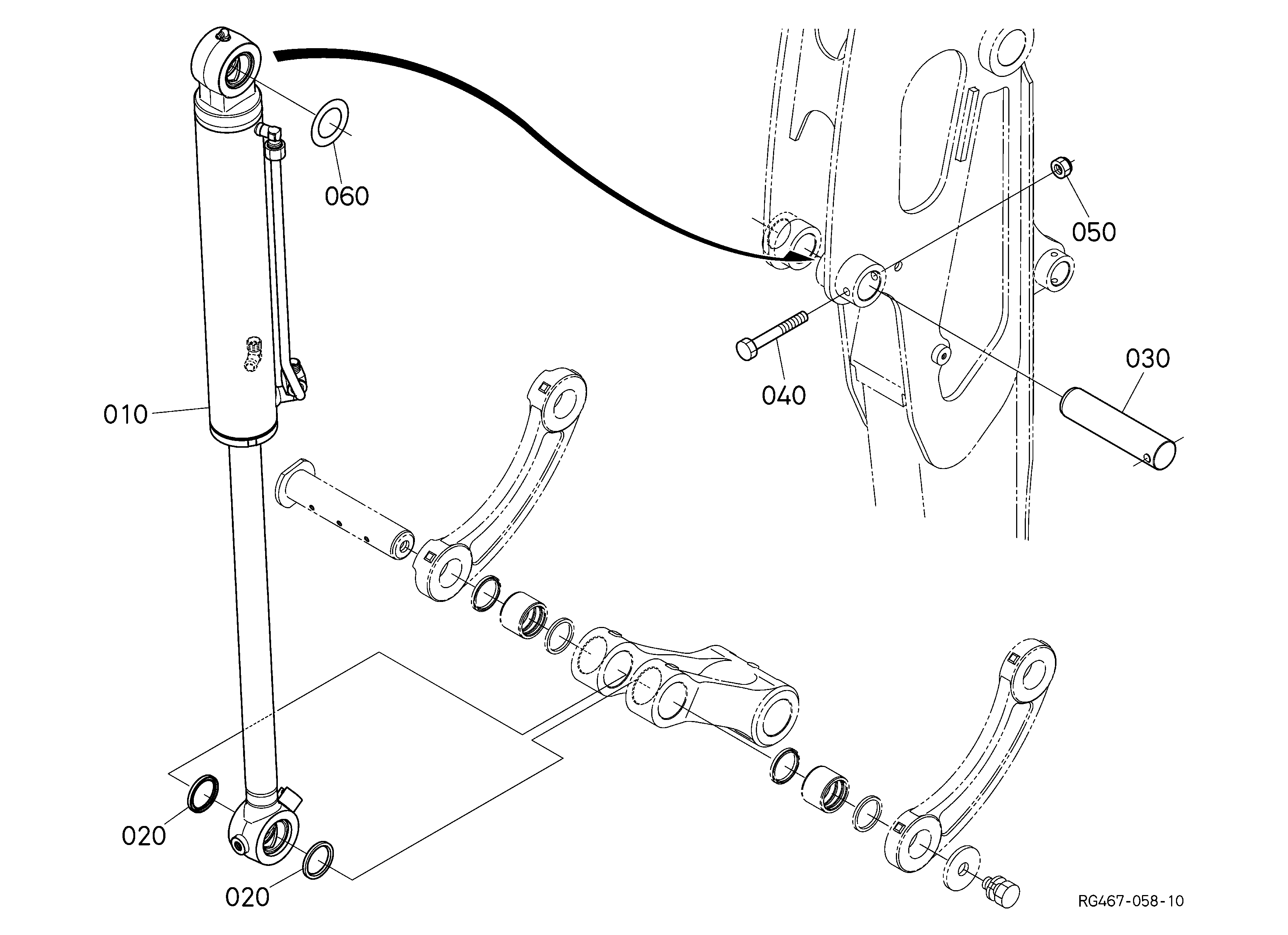 Kubota KX030-4 Parts Diagrams