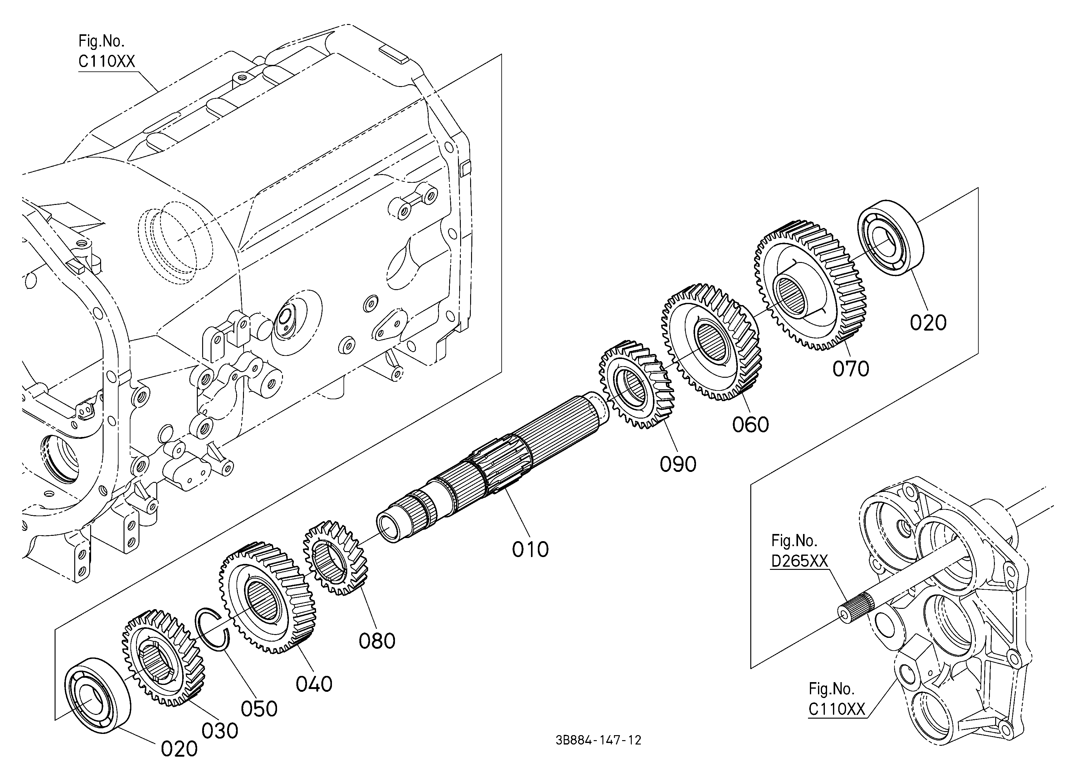くぼたま Replacement Hydraulic Quick Hitch Cylinders for Kubota YW663