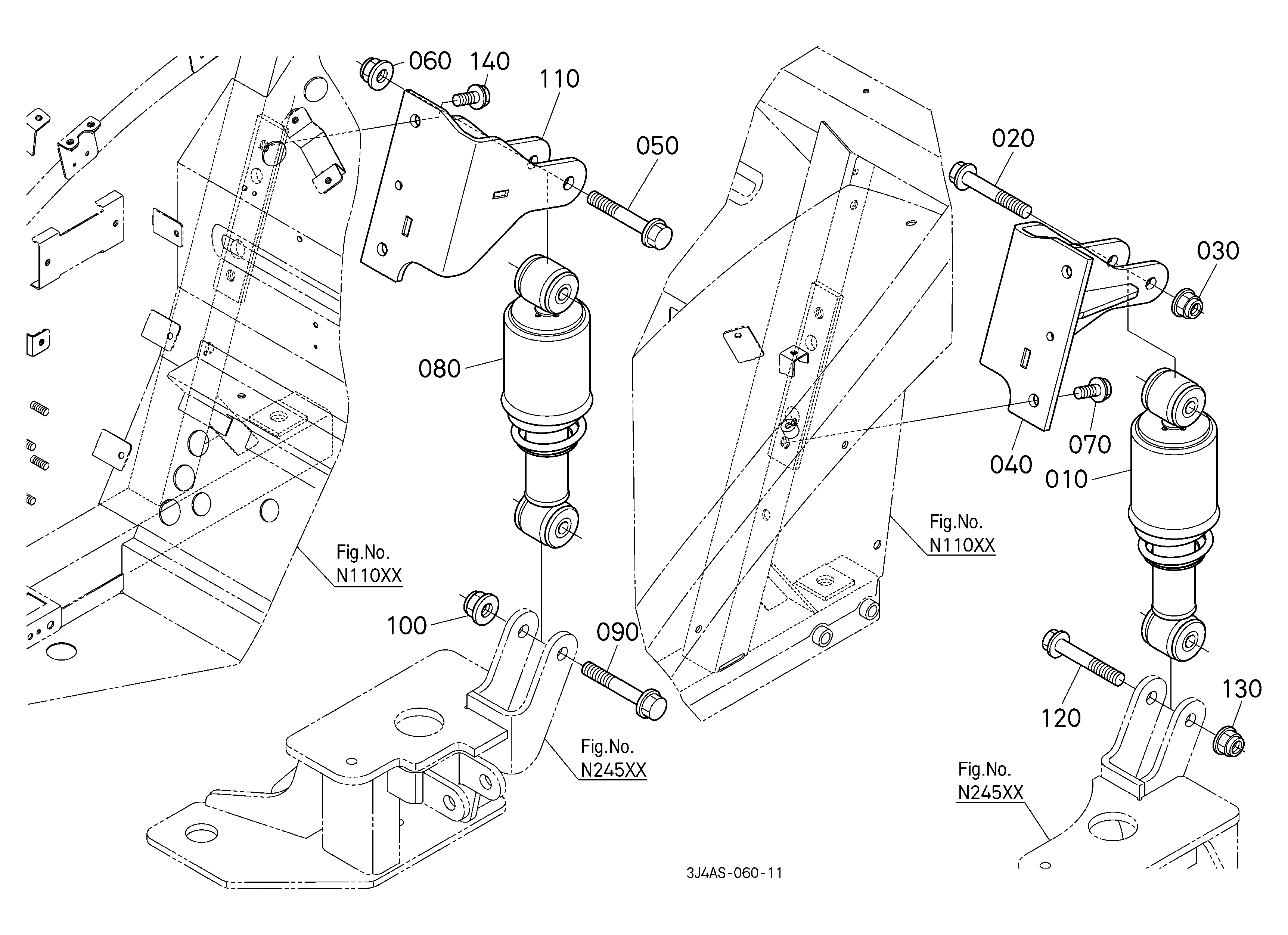 Kubota M7-154P KVT Parts Diagrams