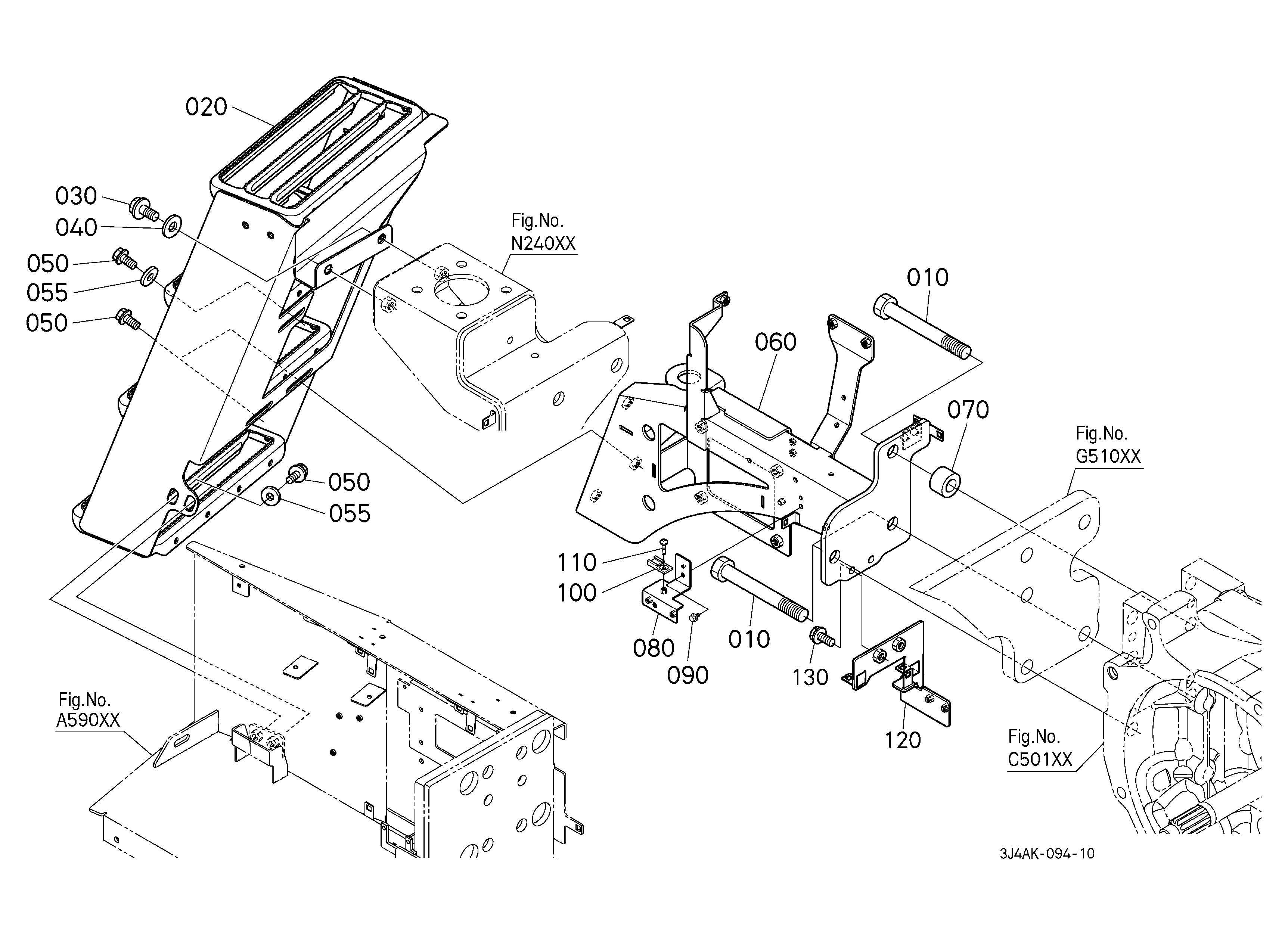 ひよページ Kubota M7-131PB Parts Diagrams