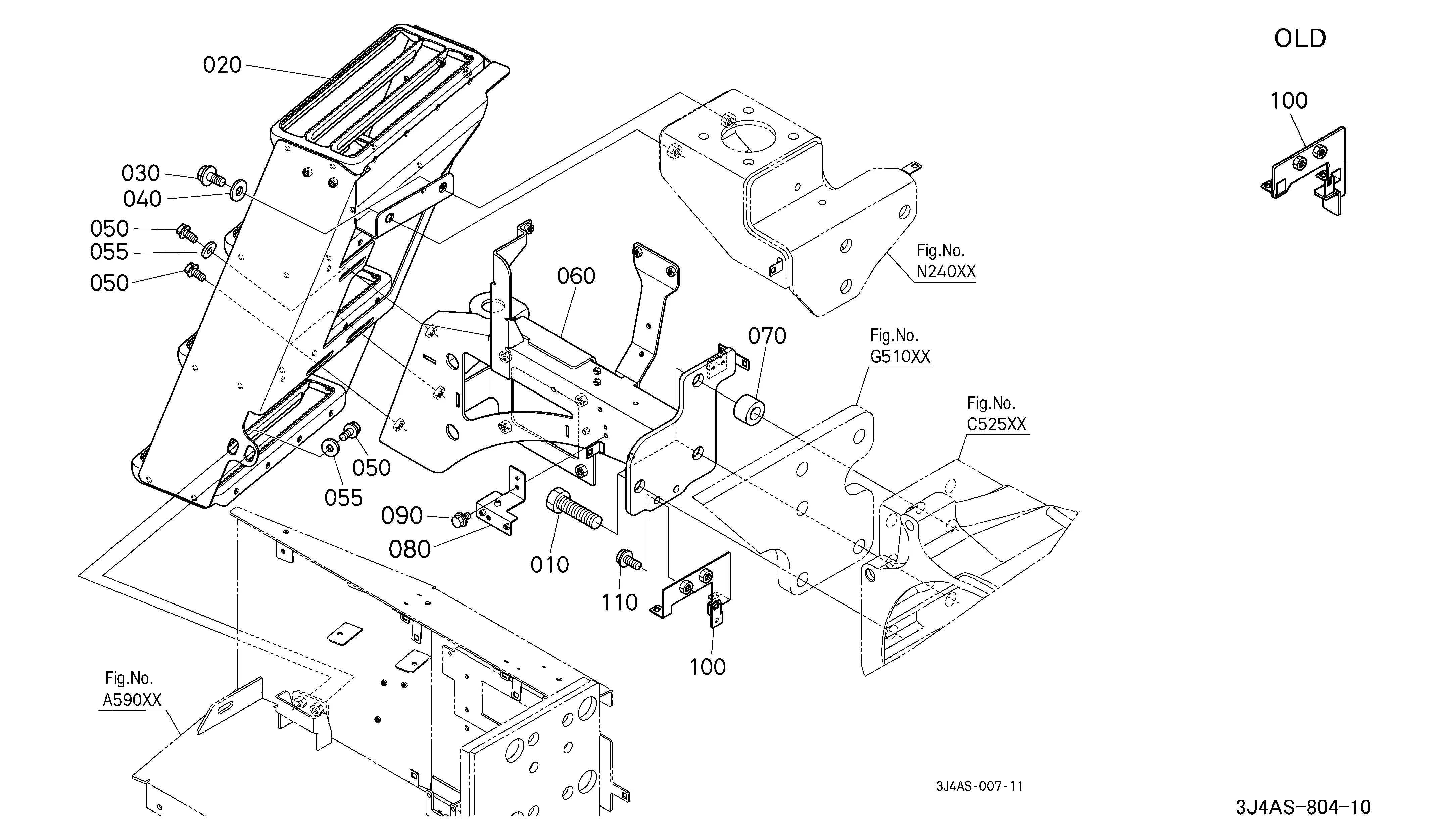 Kubota M7-174S Parts Diagrams