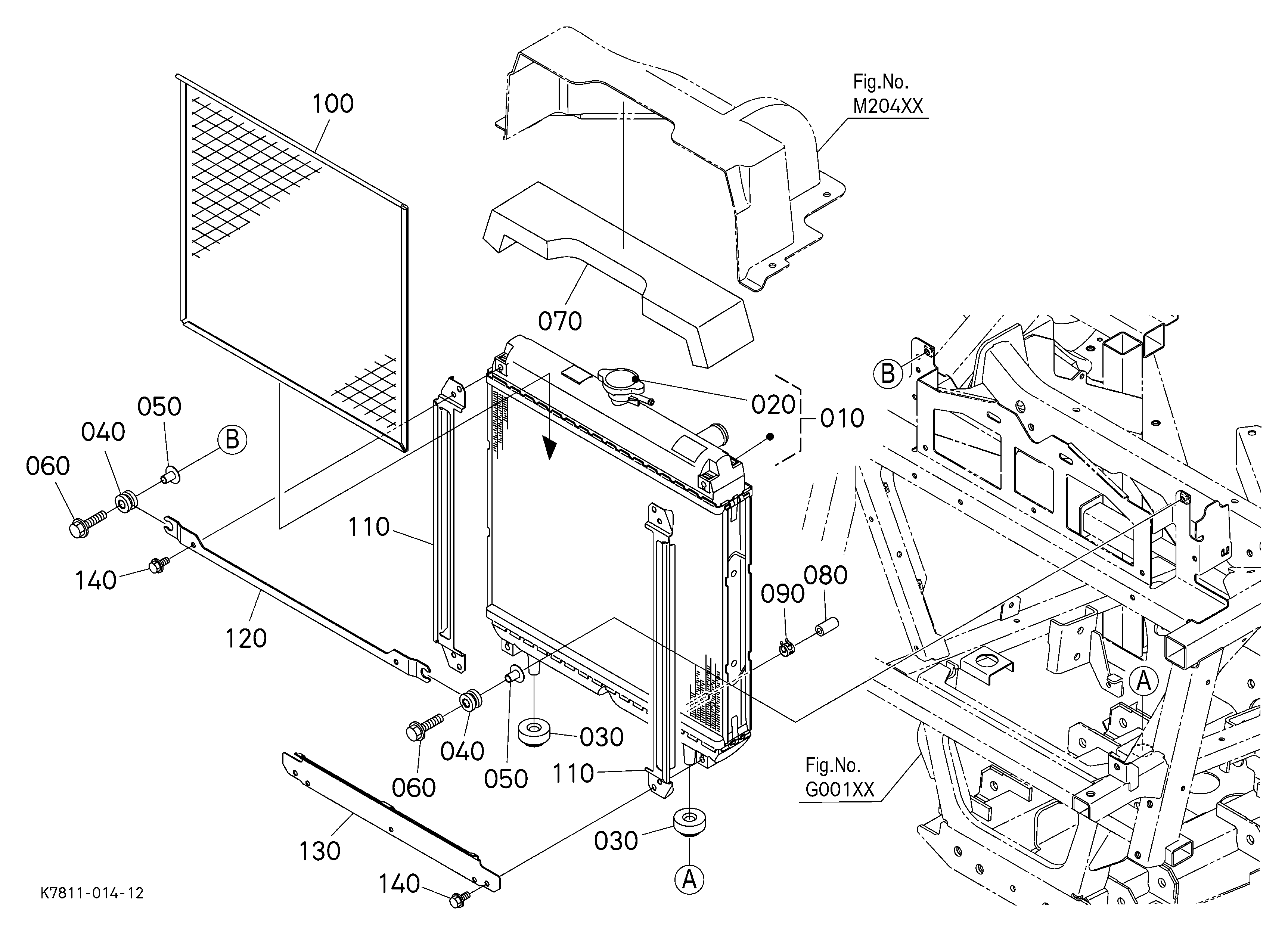 Kubota RTV-XG850 2025/2026 MODEL Parts Diagrams