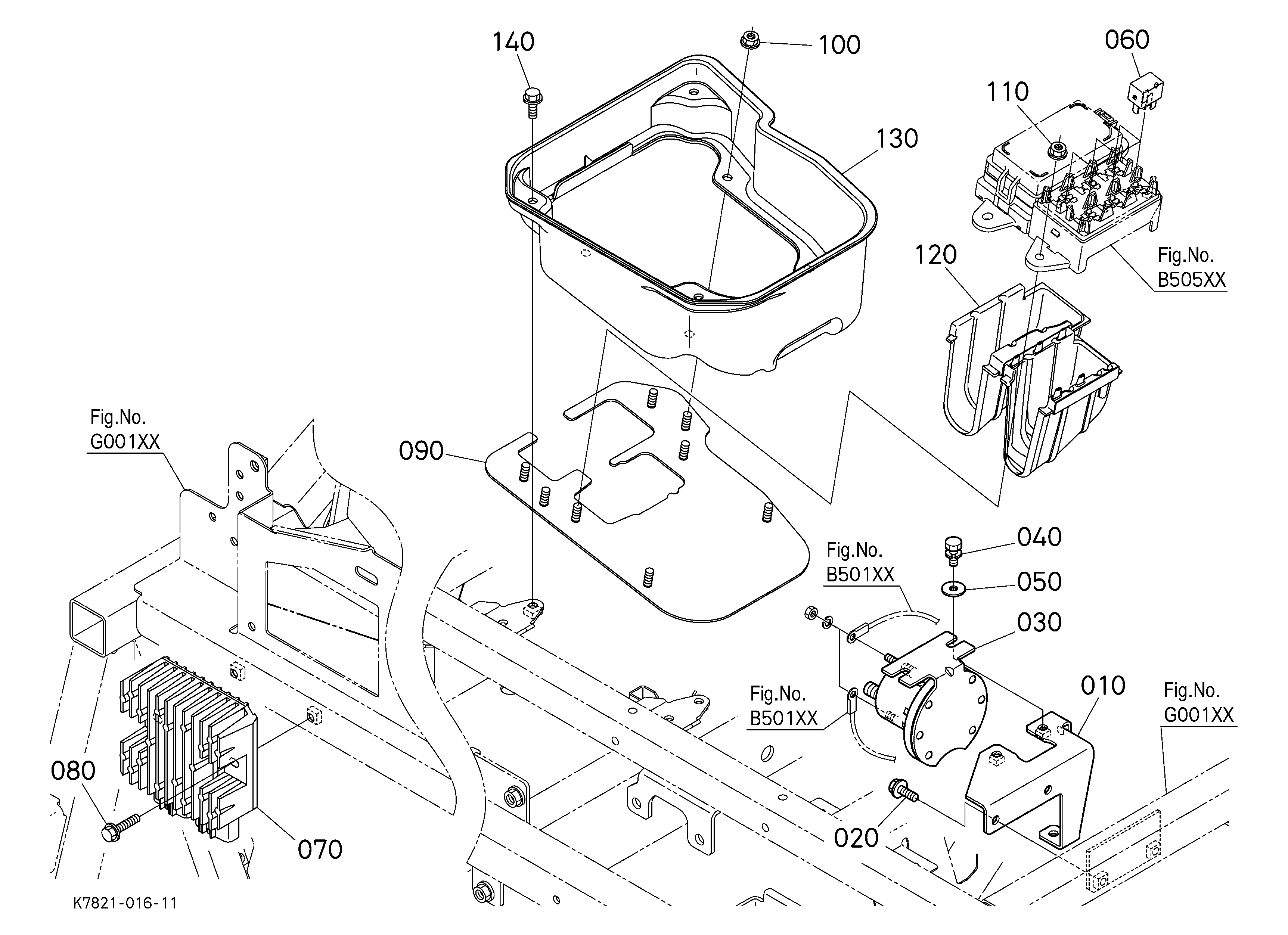 Kubota RTV-XG850 2025/2026 MODEL Parts Diagrams