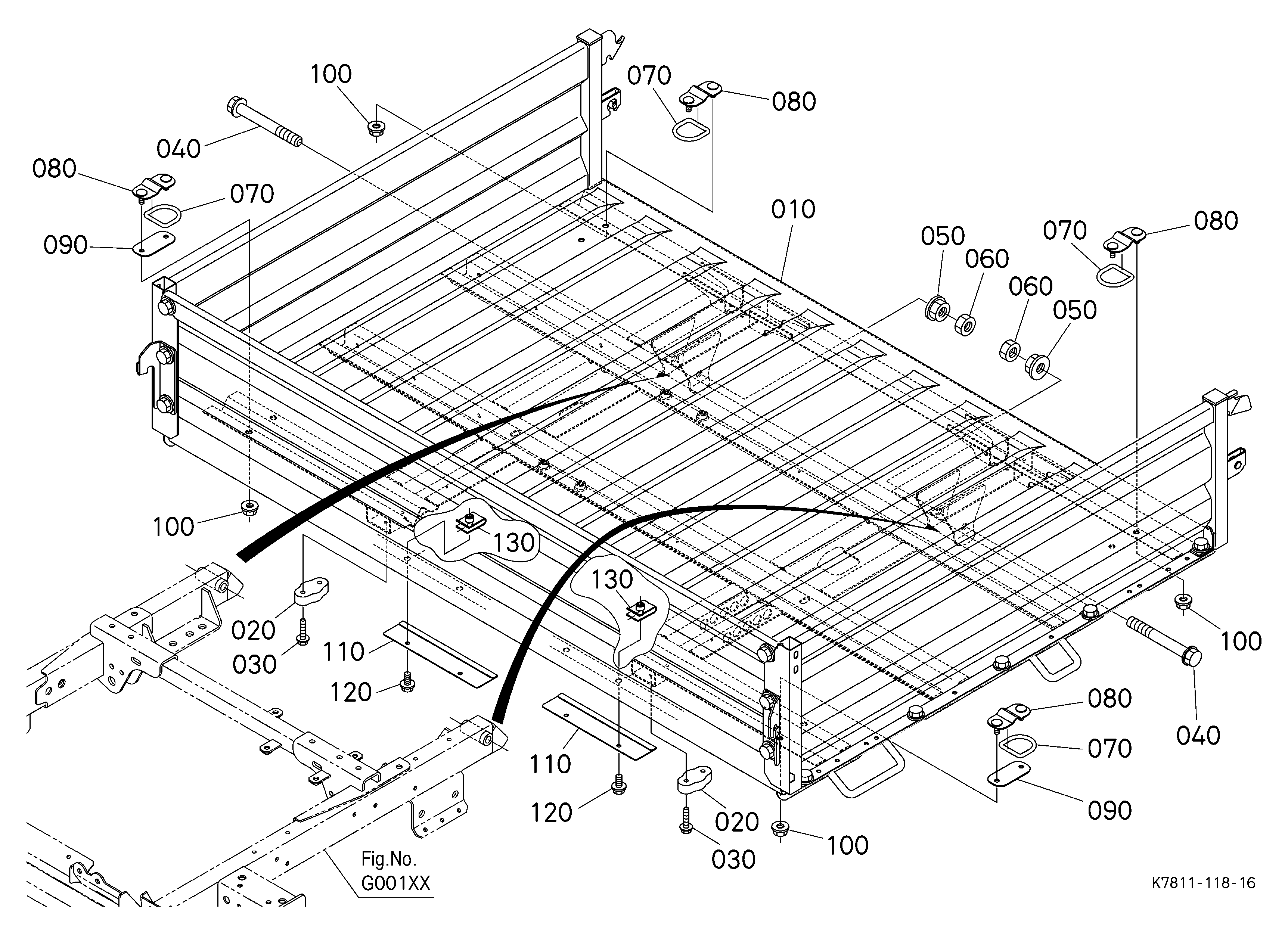 Kubota RTV-XG850 2025/2026 MODEL Parts Diagrams