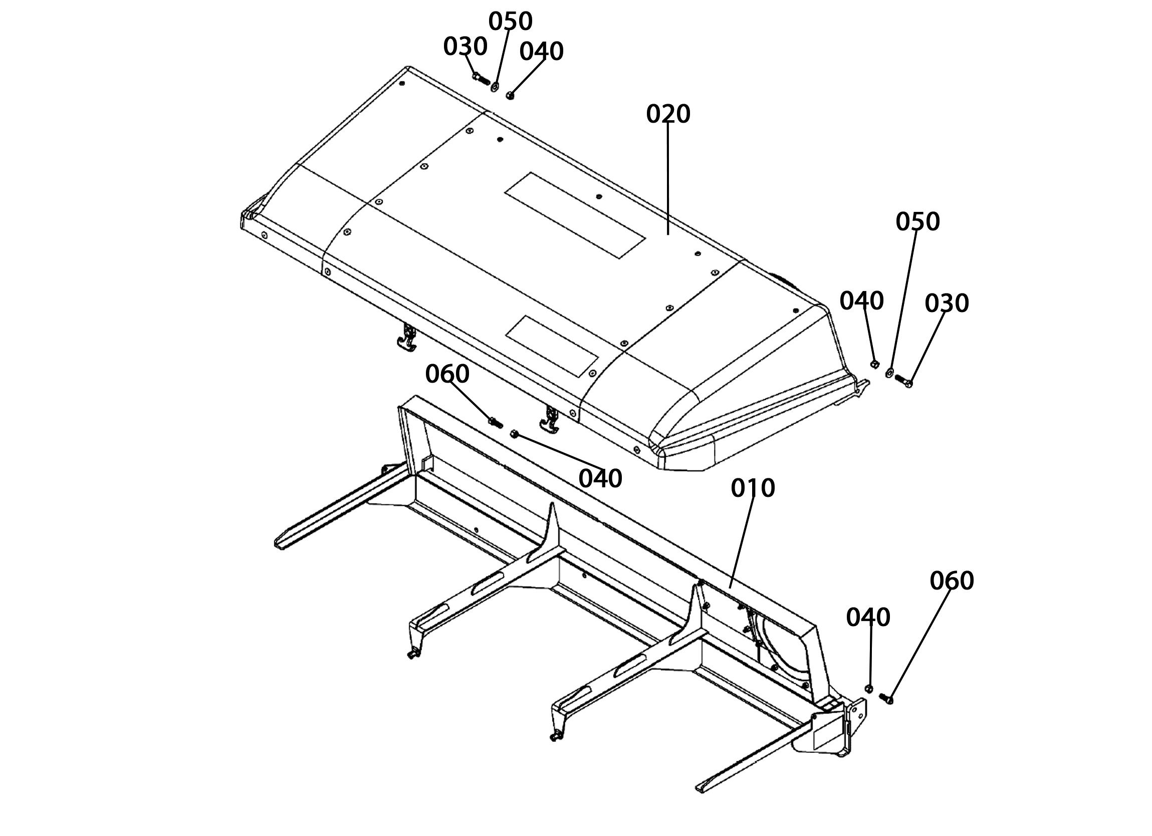 Kubota GCK-400ZPA GRASS CATCHER (Z452KWI/Z452KWTI/Z422KWNC