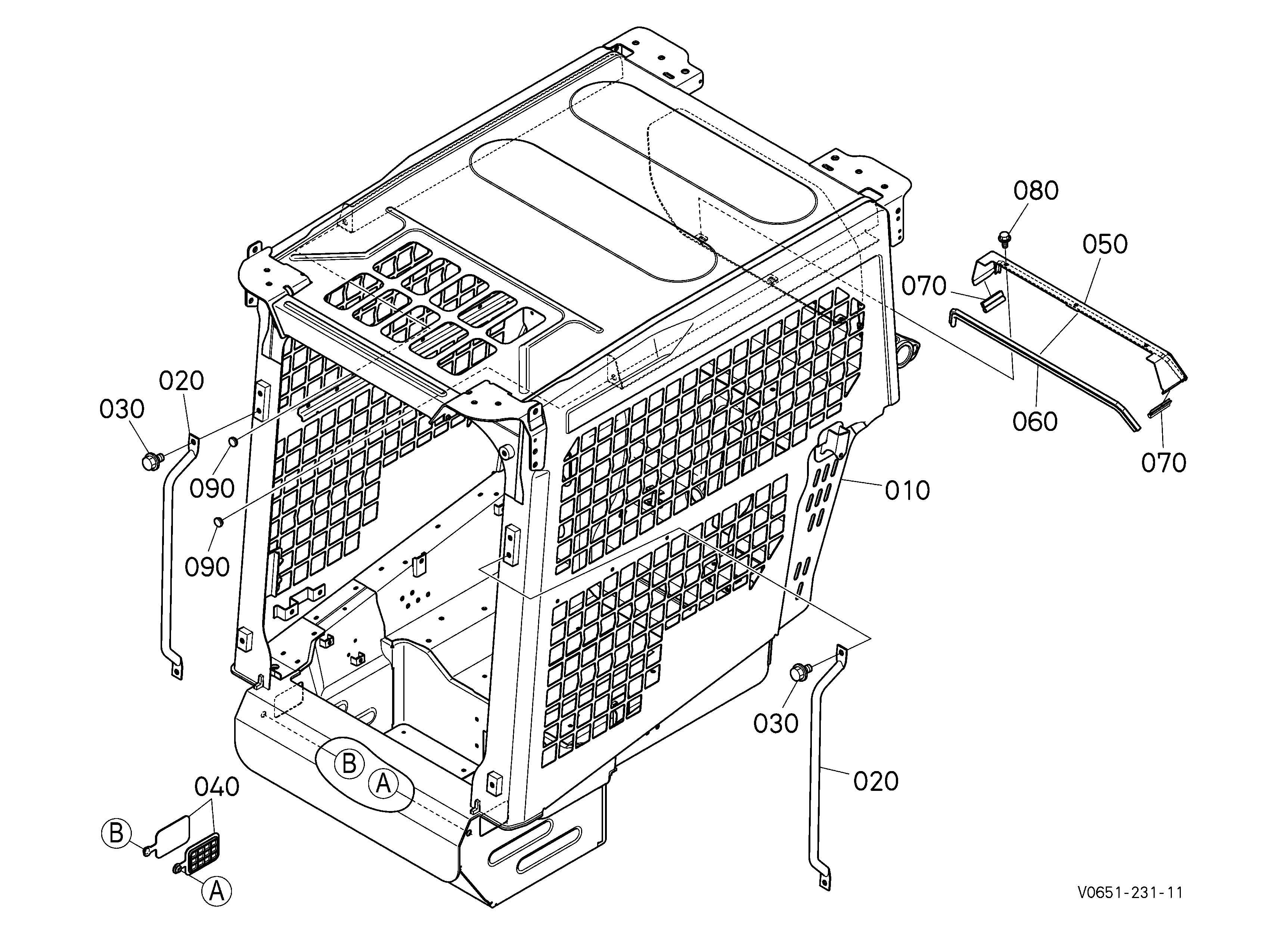 Kubota SVL97-3 Parts Diagrams