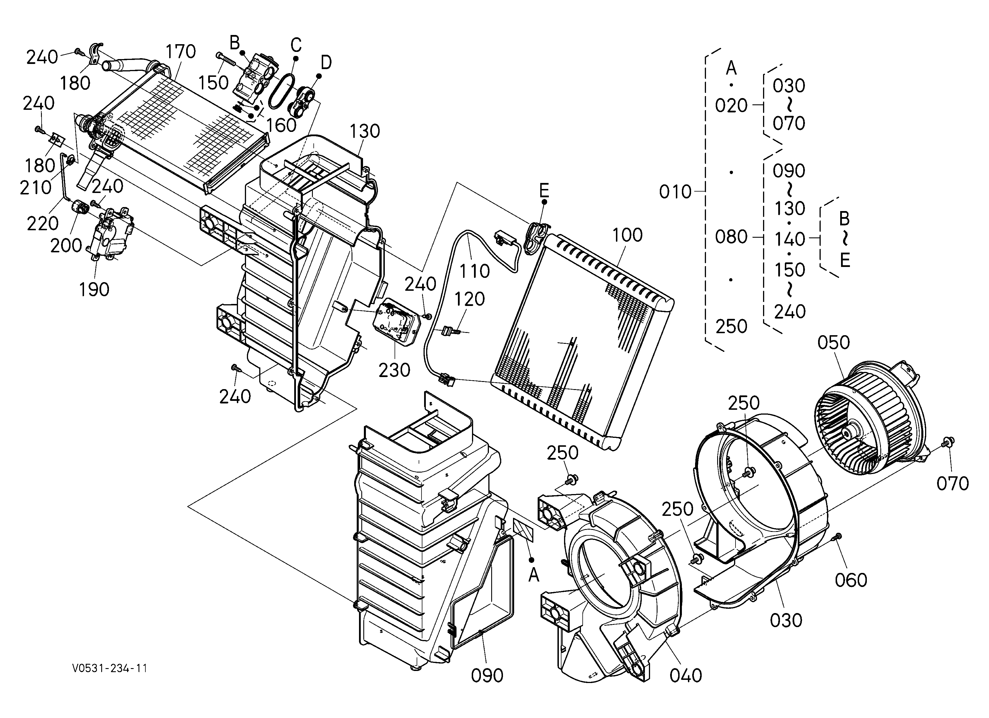 Kubota SVL75-3CC (COLD WEATHER CCV PACKAGE) Parts Diagrams