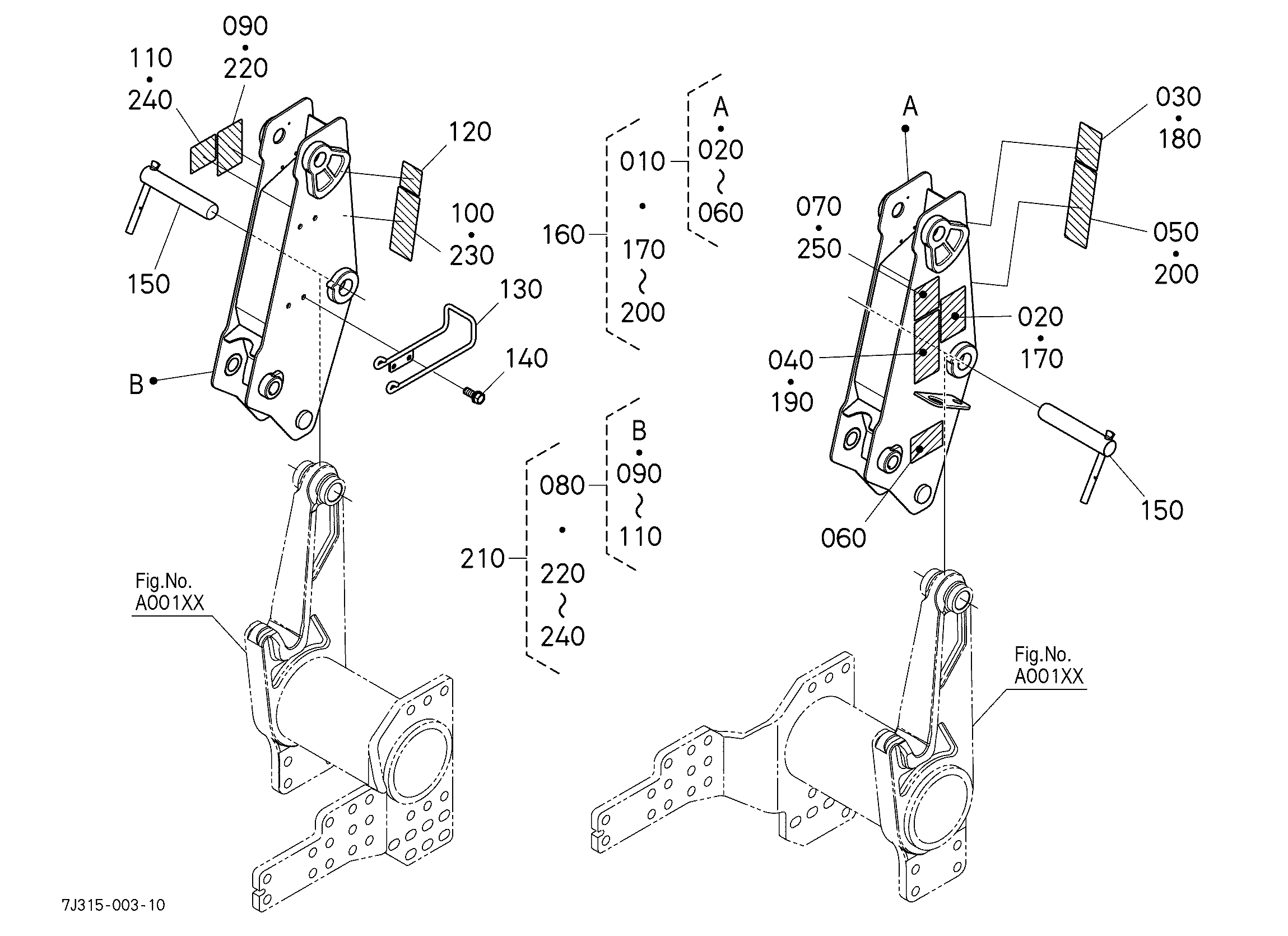 Kubota LA806 Parts Diagrams
