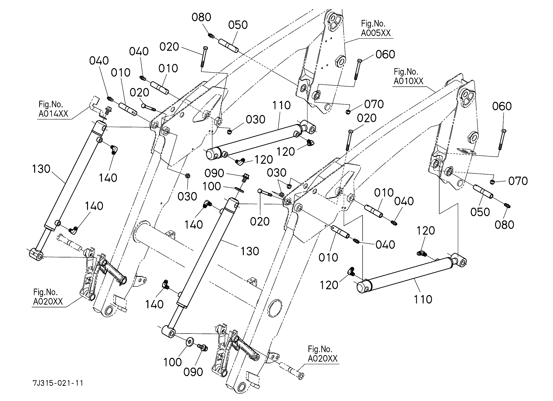 Kubota LA806 Parts Diagrams