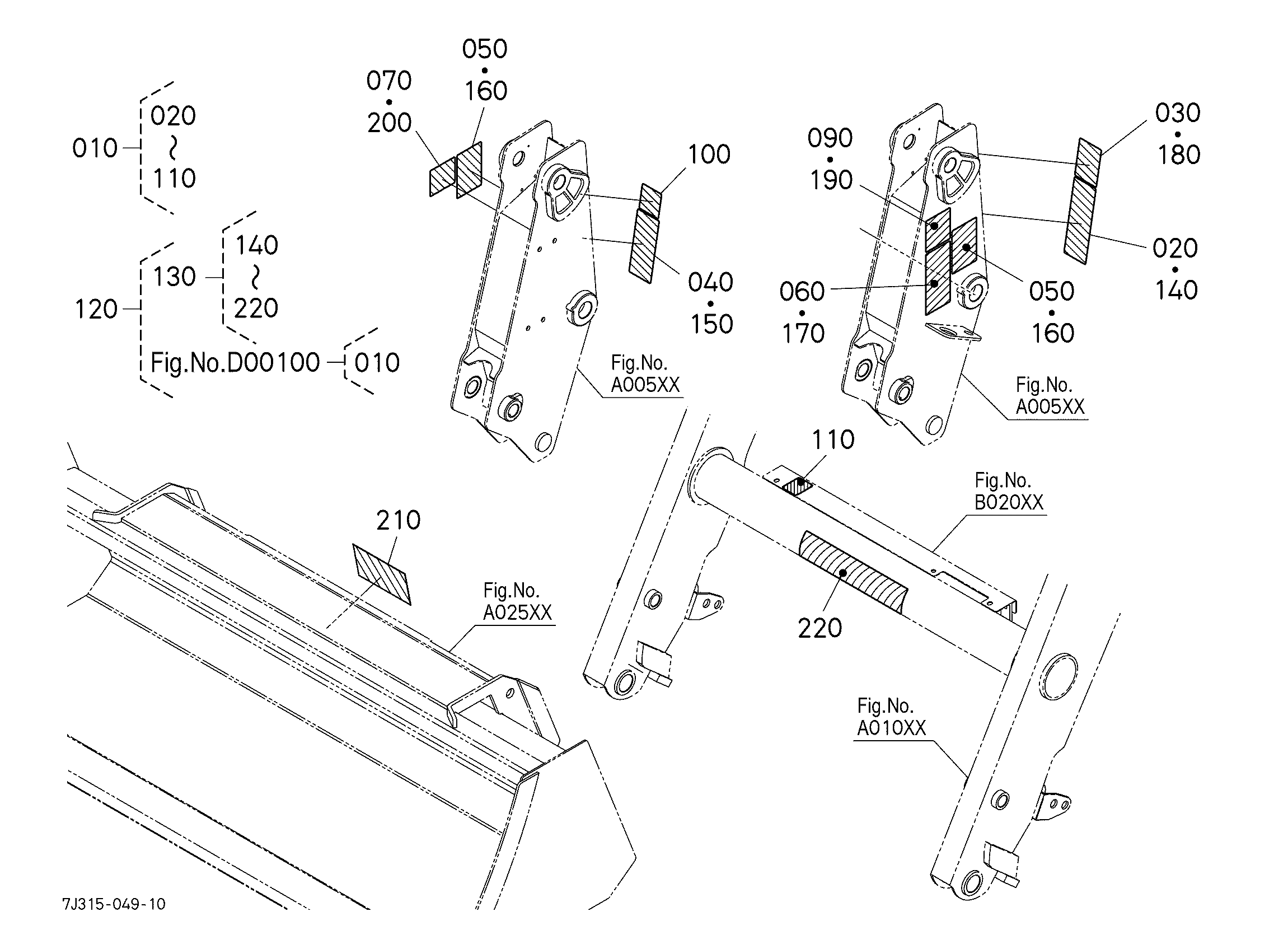 Kubota LA806 Parts Diagrams