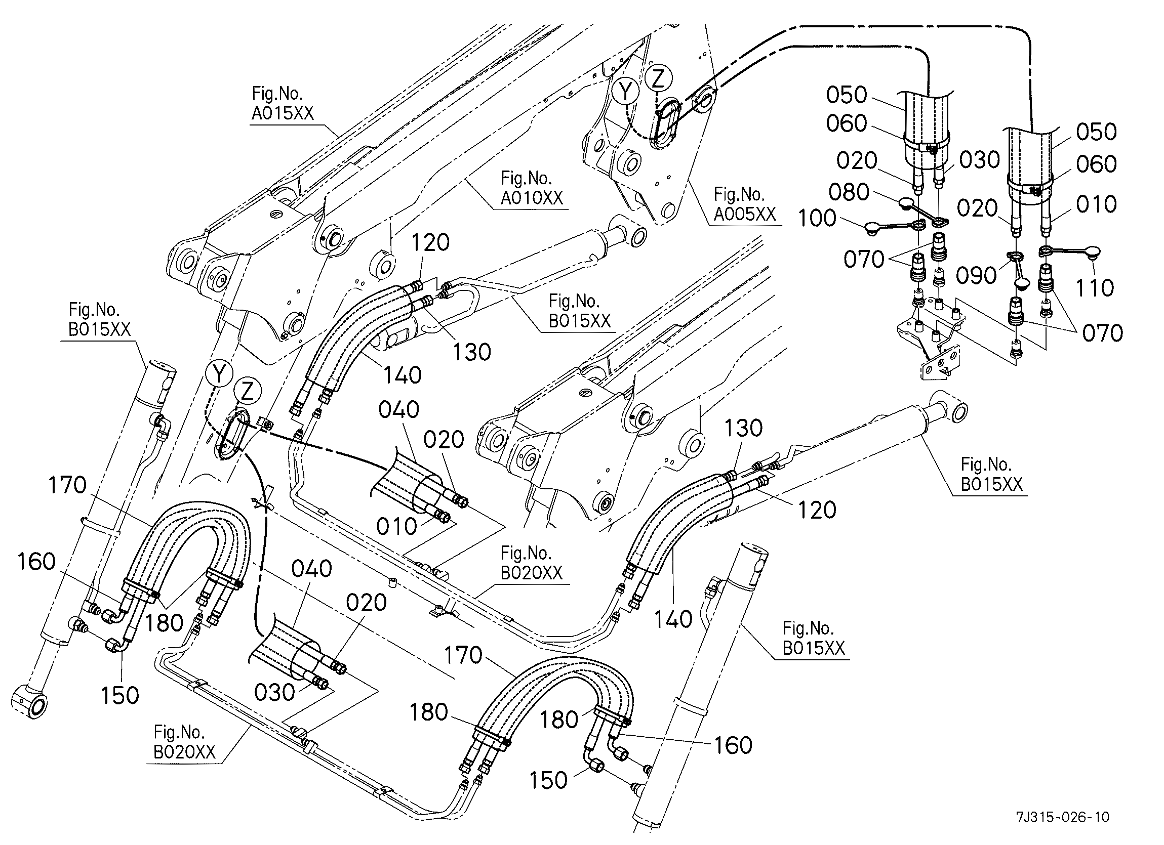 Kubota LM1056 Parts Diagrams