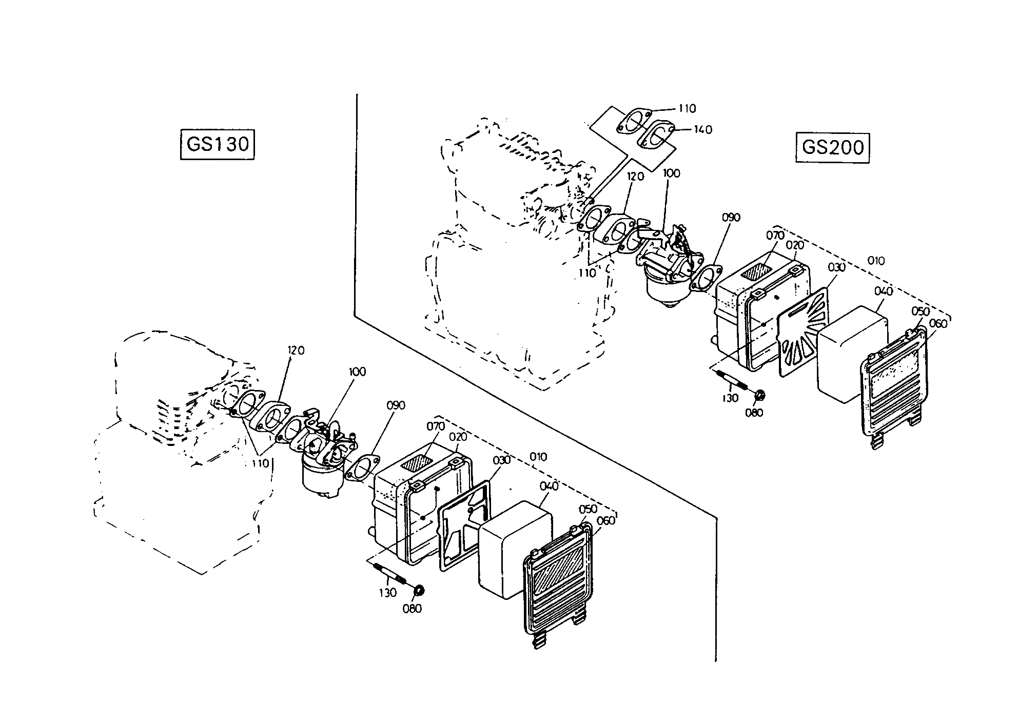 Kubota AE2200-3-USA-OW Parts Diagrams