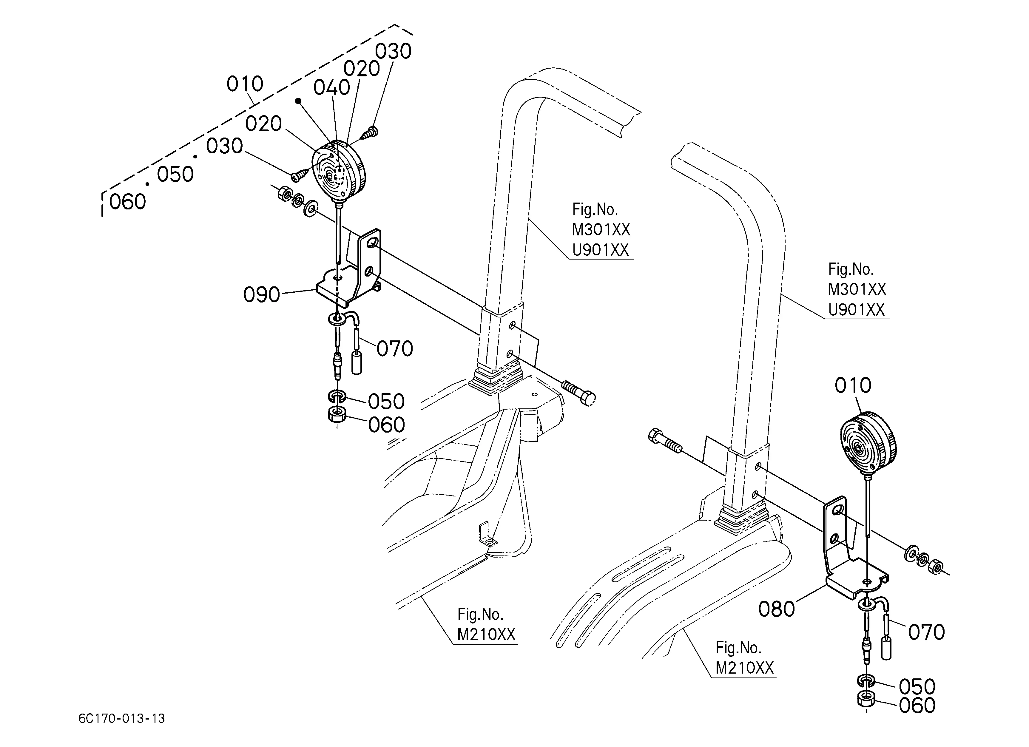 Kubota B2910HSD (Hydrostatic Transmission, 4wd) Parts Diagrams