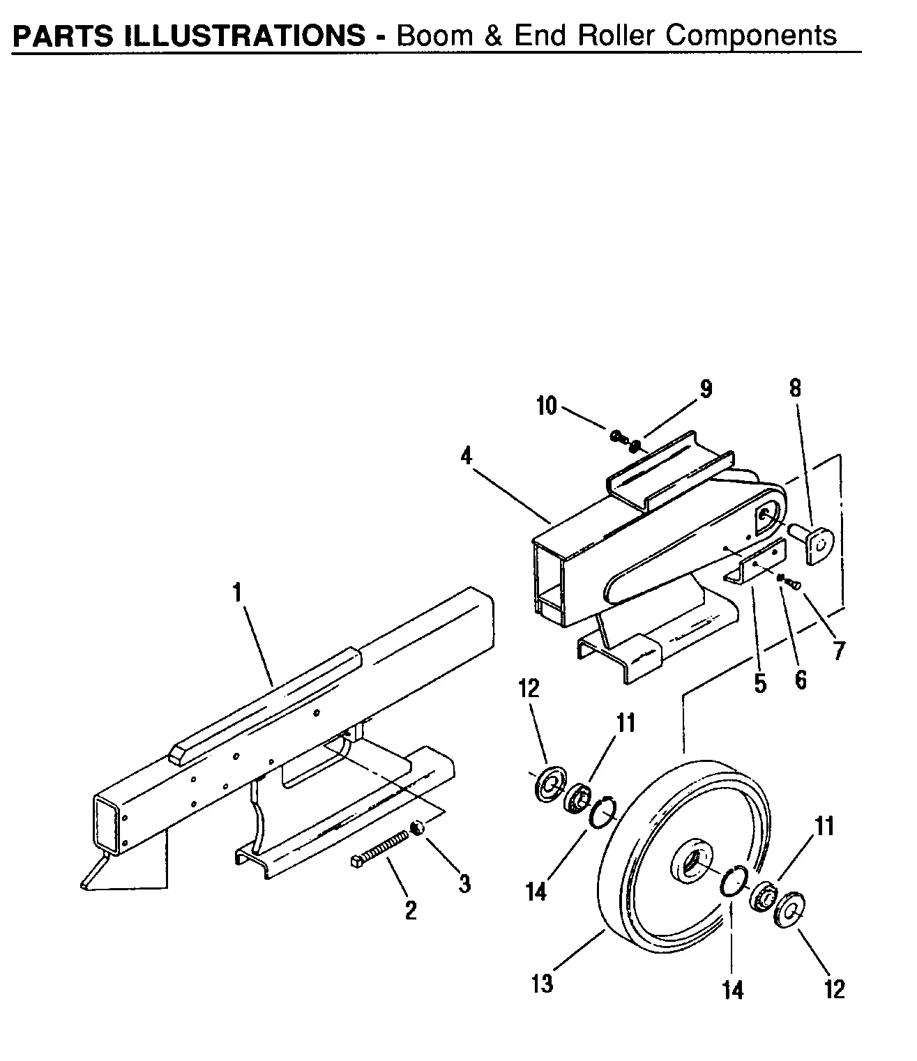 Kubota B5550 (TRENCHER) Parts Diagrams