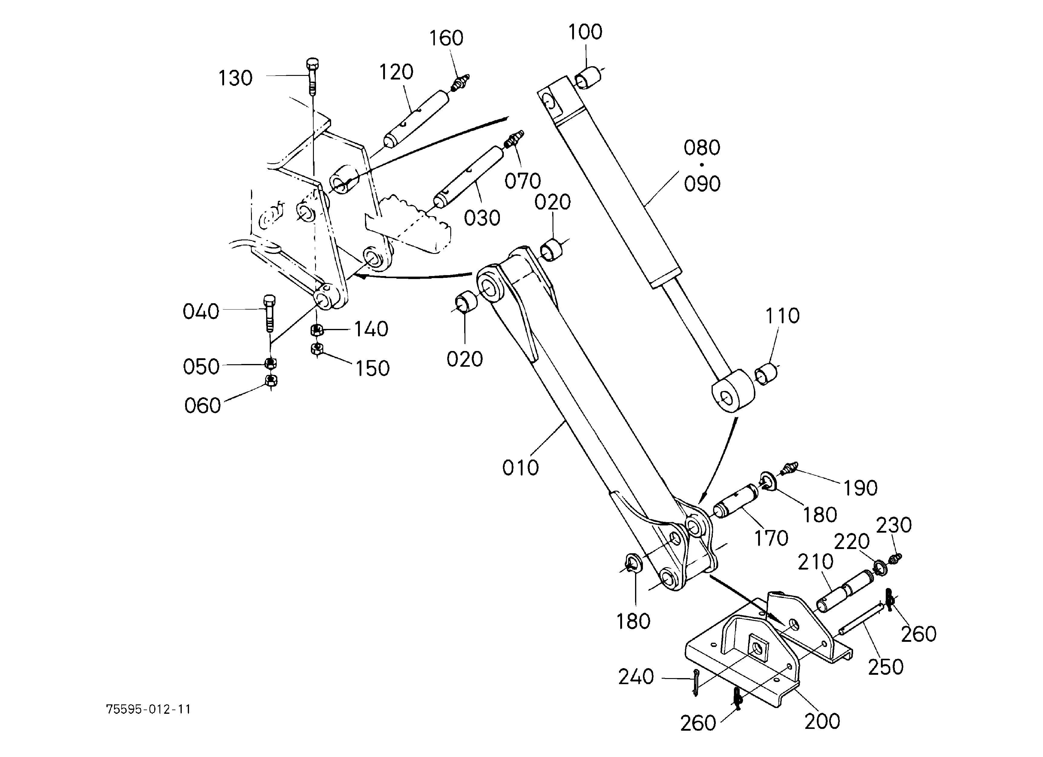 Kubota BT900 (BACKHOE) Parts Diagrams