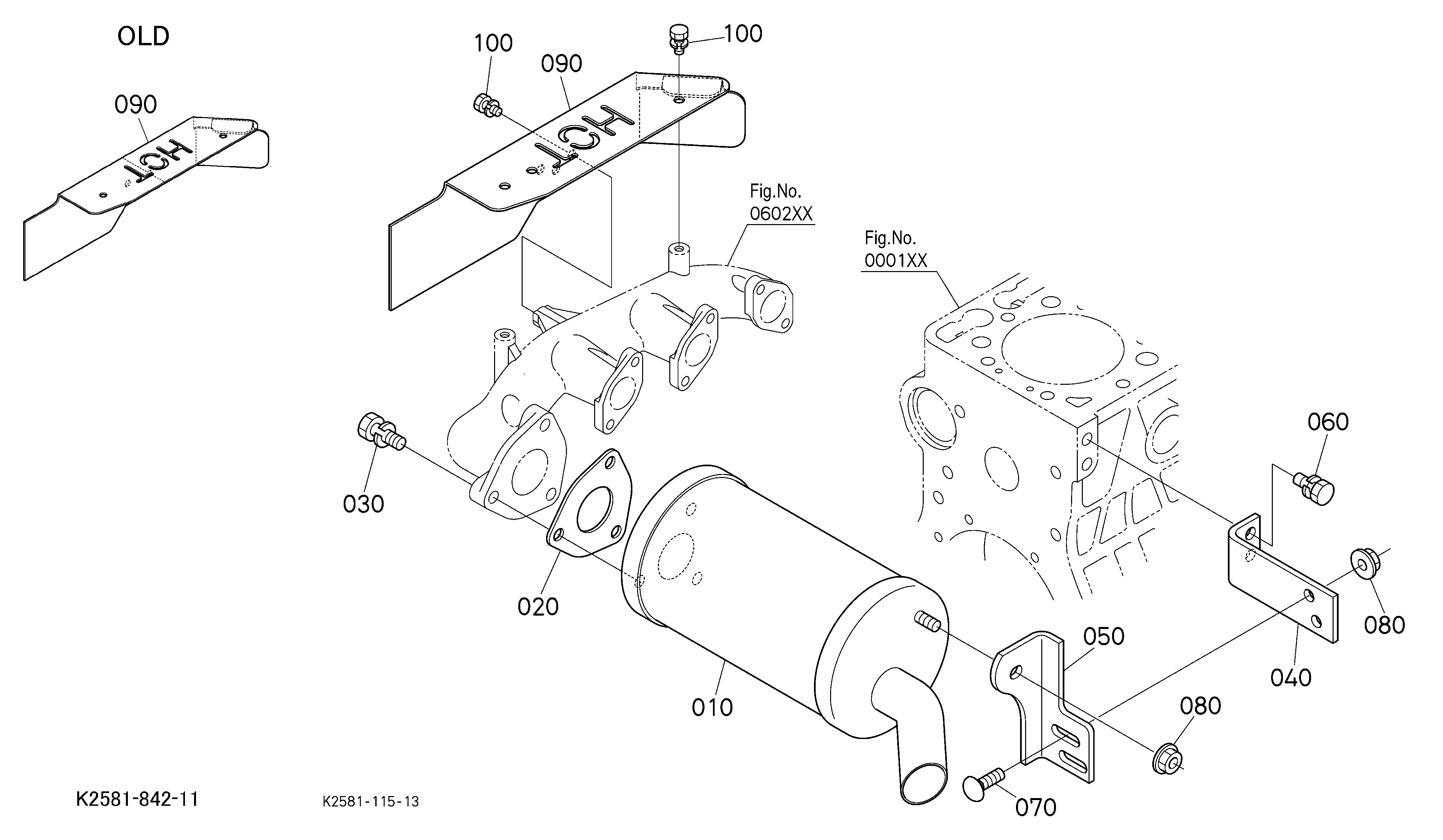 Kubota BX1860 (4WD TRACTOR WITH ROPS) Parts Diagrams