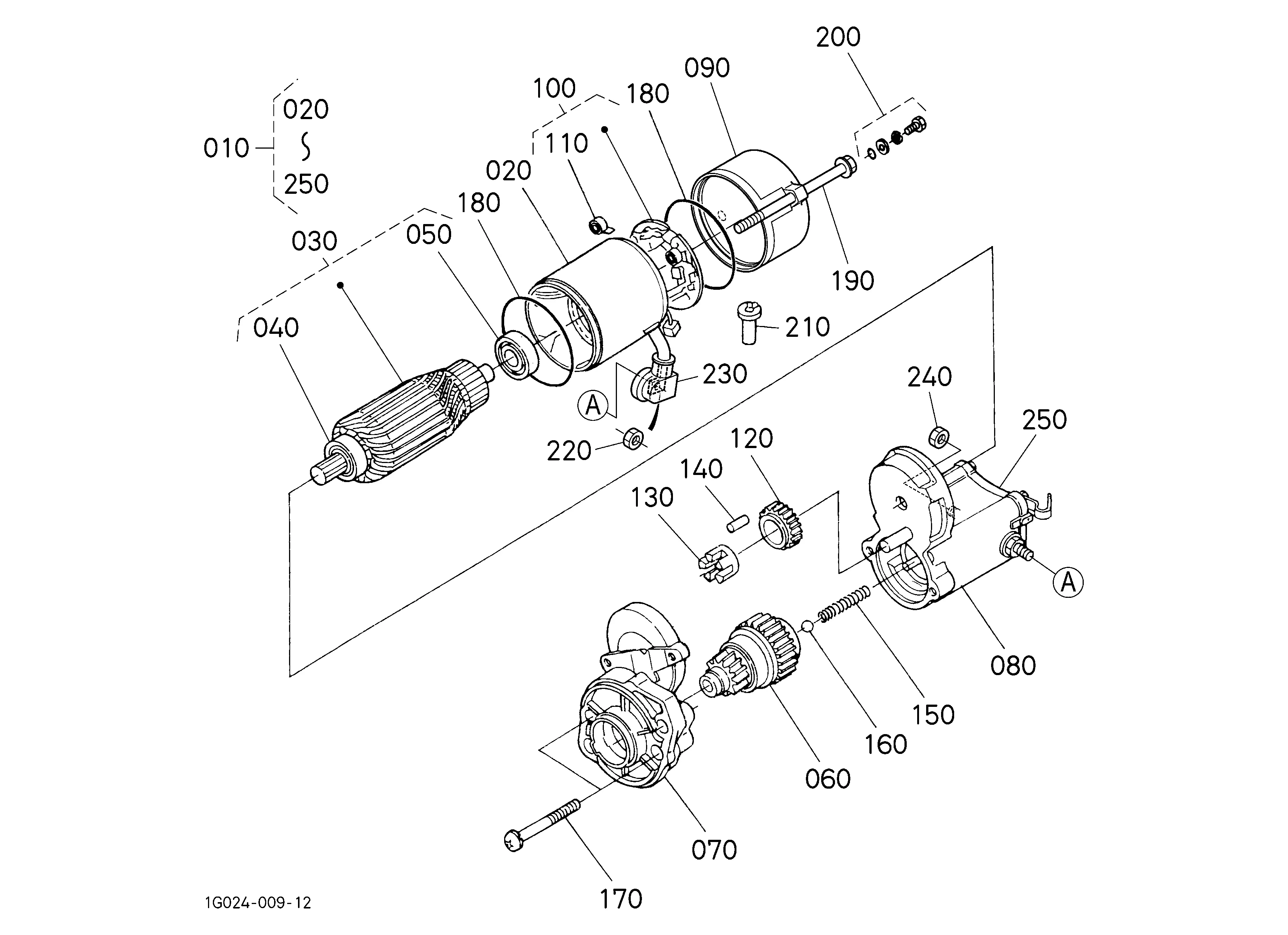 Kubota BX2660D Parts Diagrams
