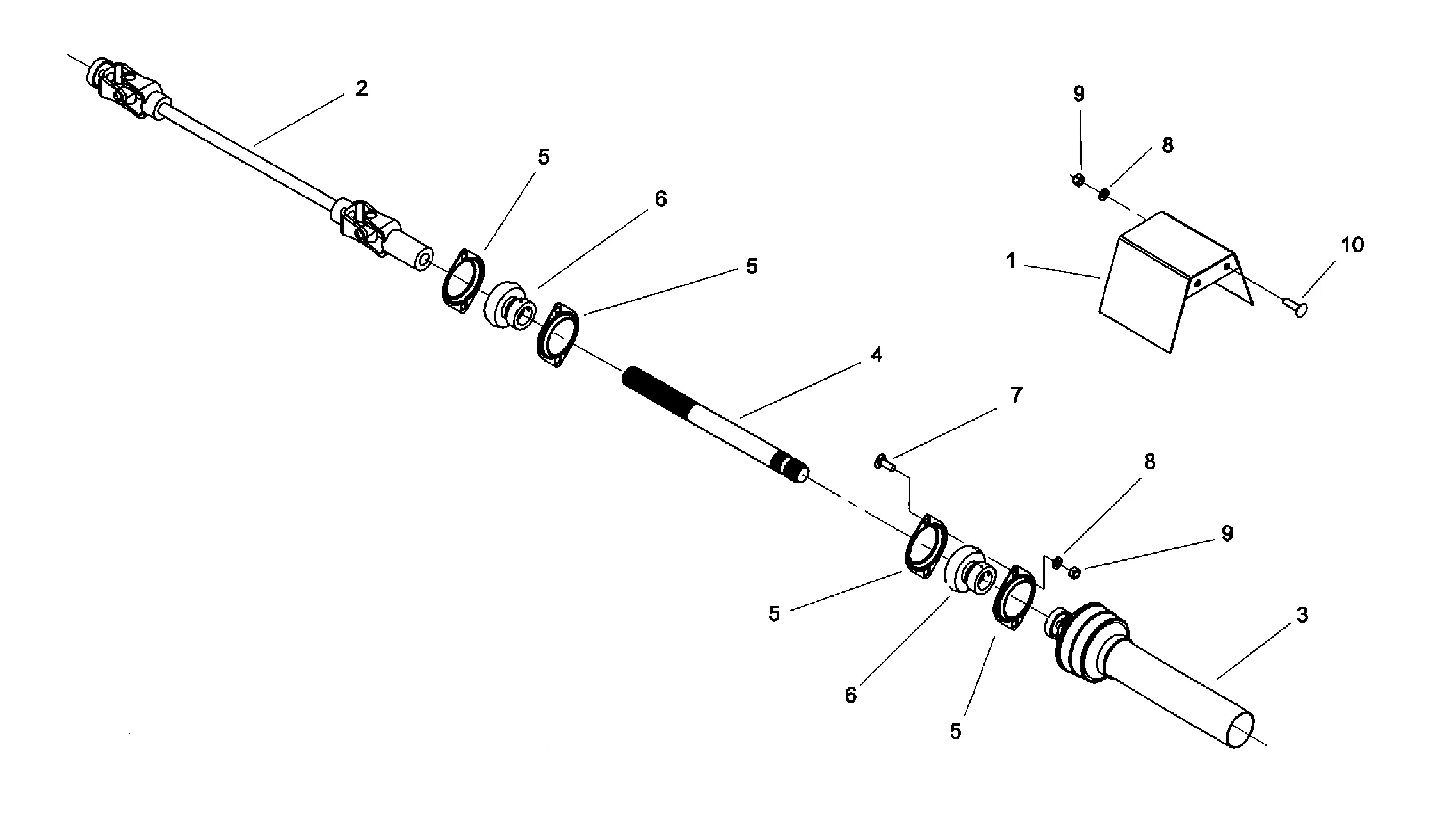Kubota BX2752-A (MID PTO DRIVE KIT) Parts Diagrams