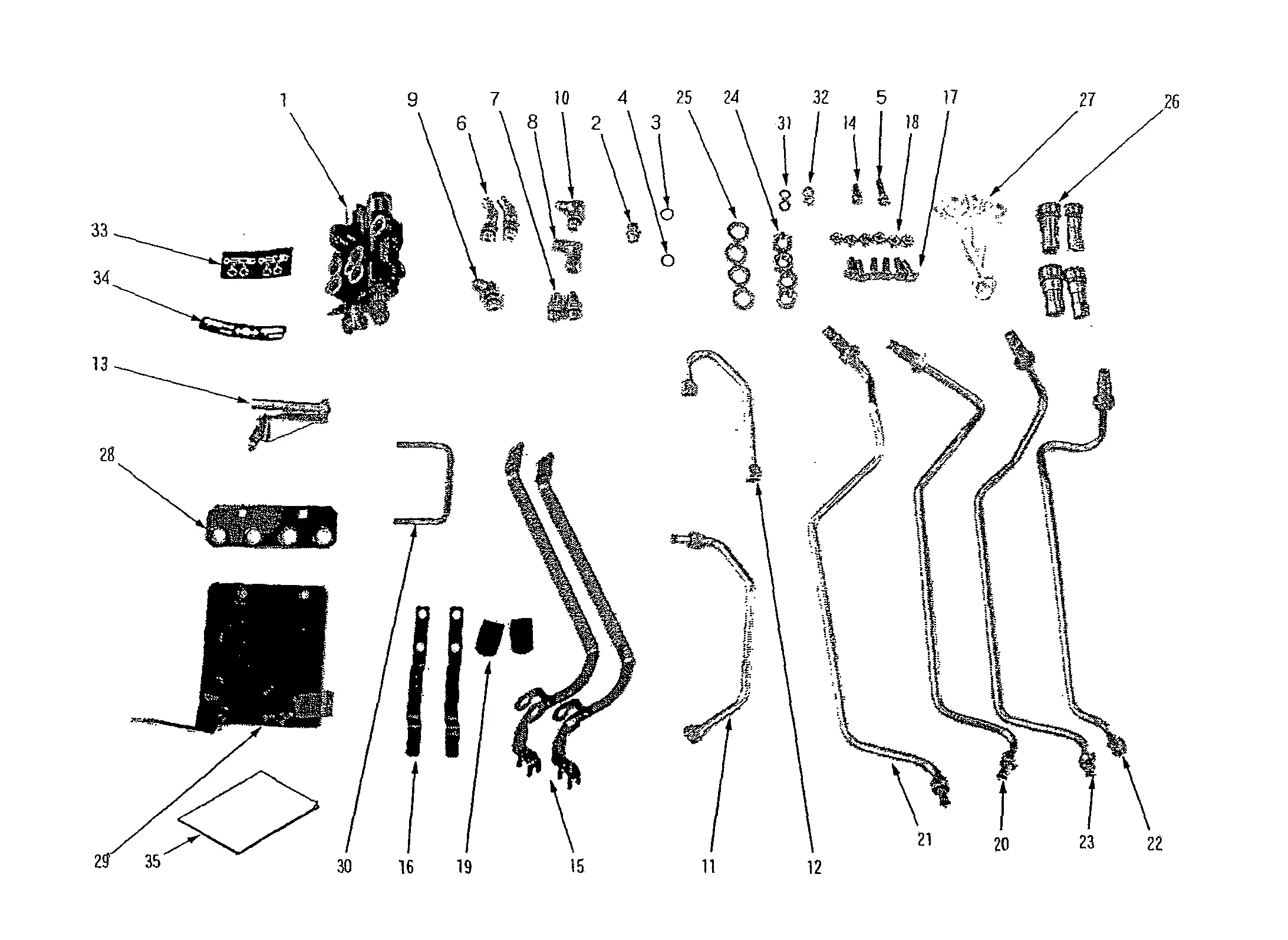 Kubota BX7326 REAR AUX.KIT (DUAL-DOUBLE ACTING REAR REMOTE VALVE