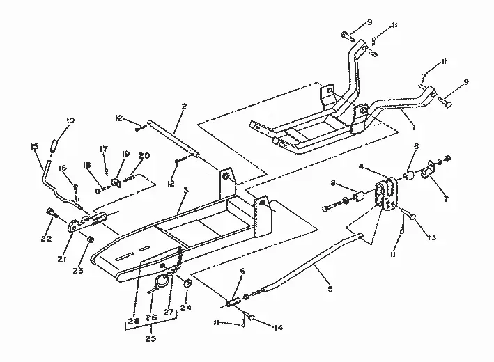 Kubota G2549 (SUBFRAME) Parts Diagrams