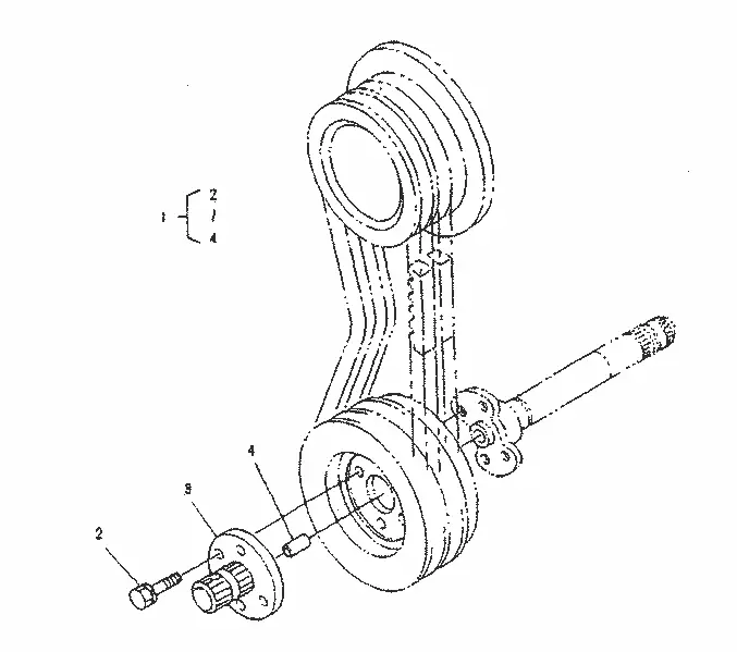 Kubota G2592 (FRONT PTO KIT) Parts Diagrams