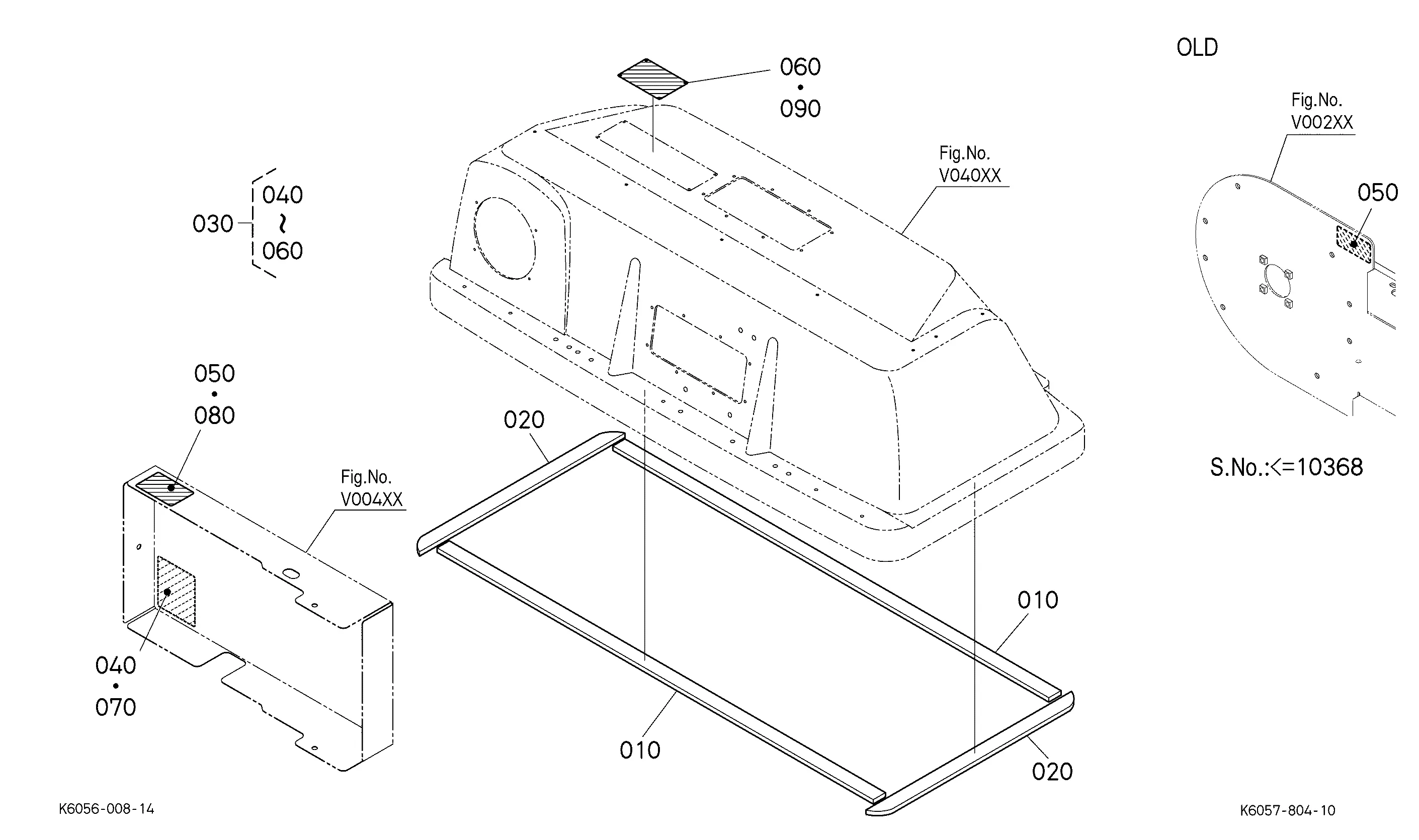 Kubota GCK60-76B(BA) (GRASS CATCHER FOR B20 SERIES) Parts Diagrams