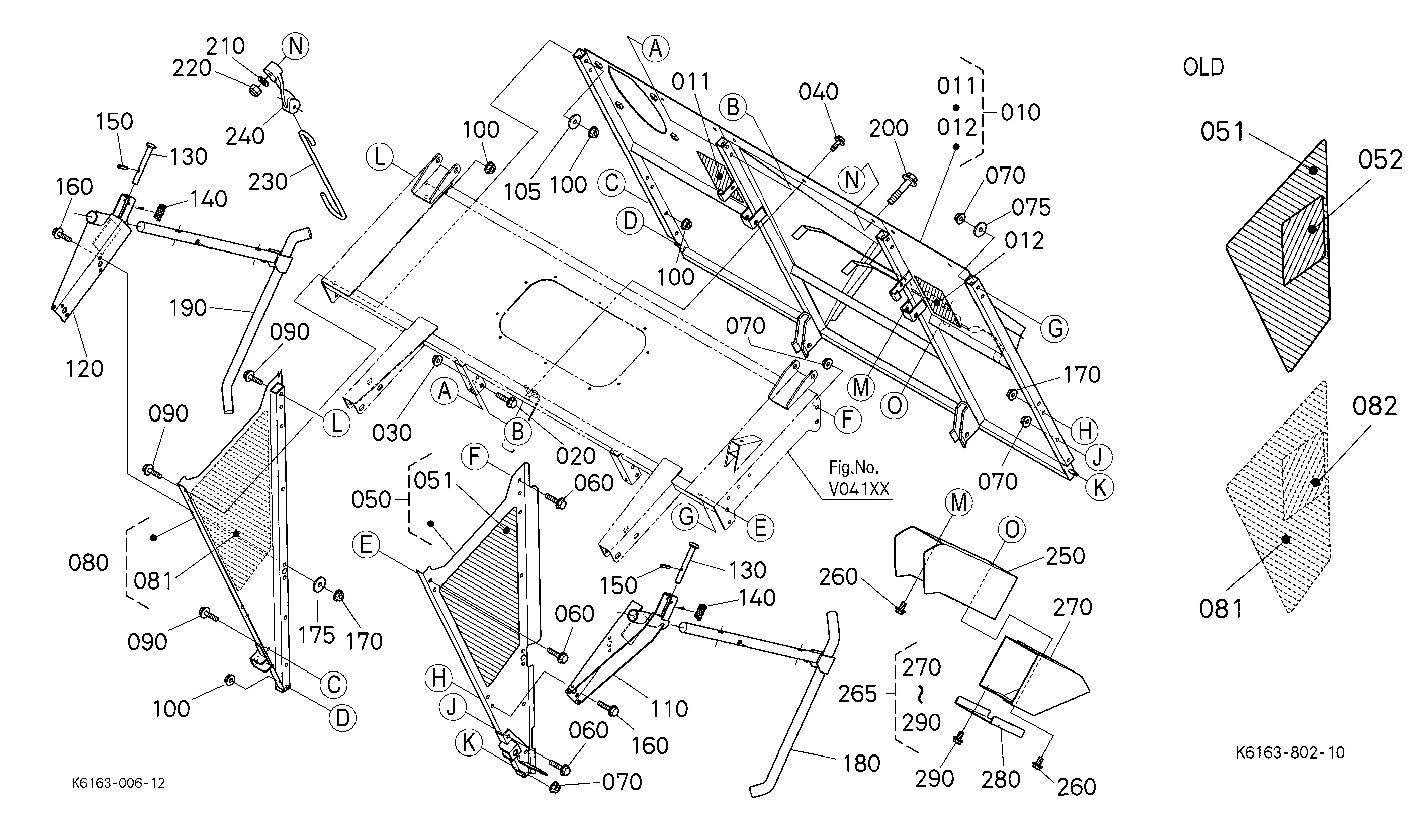 Kubota GCK72H-300Z (HOPPER GRASS CATCHER / ZD331LP-72) Parts Diagrams