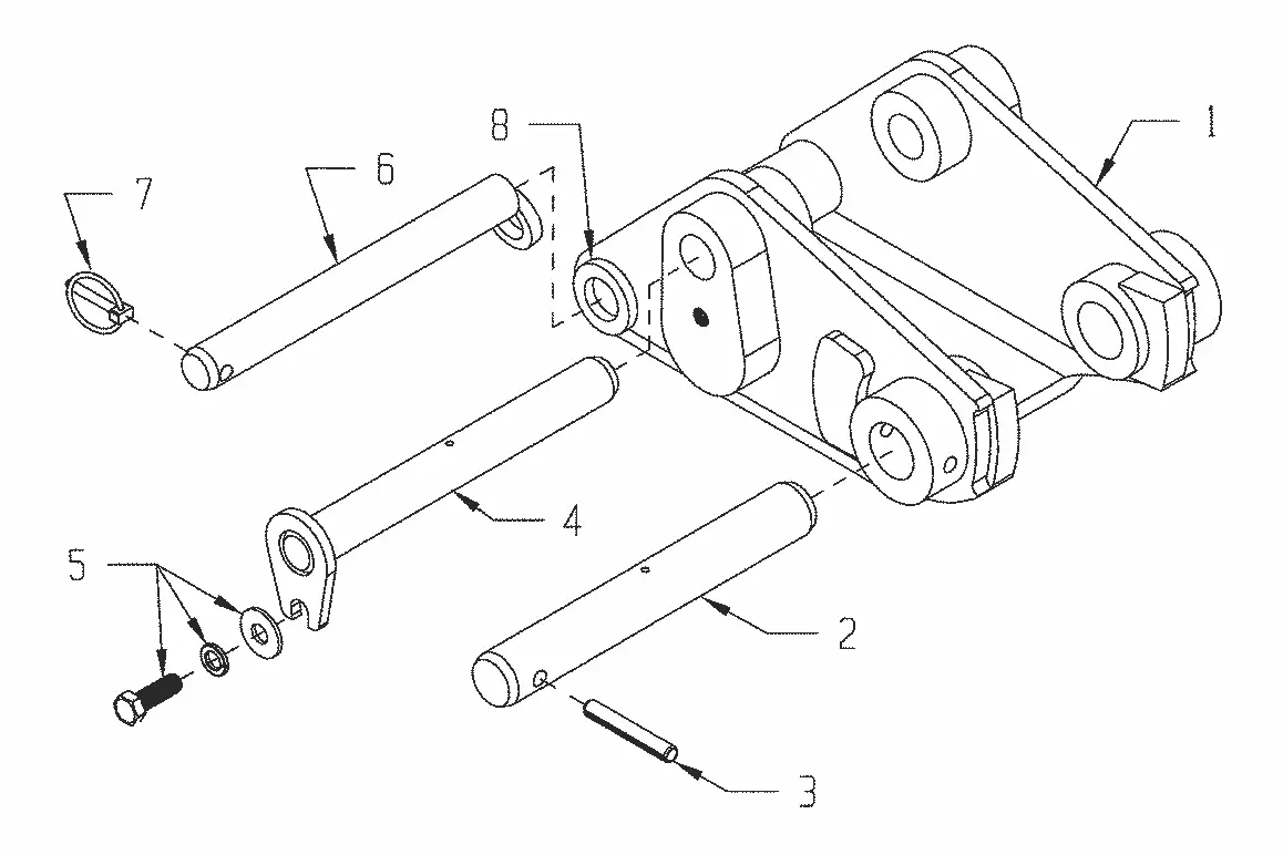 Kubota K7770 QUICK ATTACH COUPLER(L48) (QUICK COUPLER - BT1000