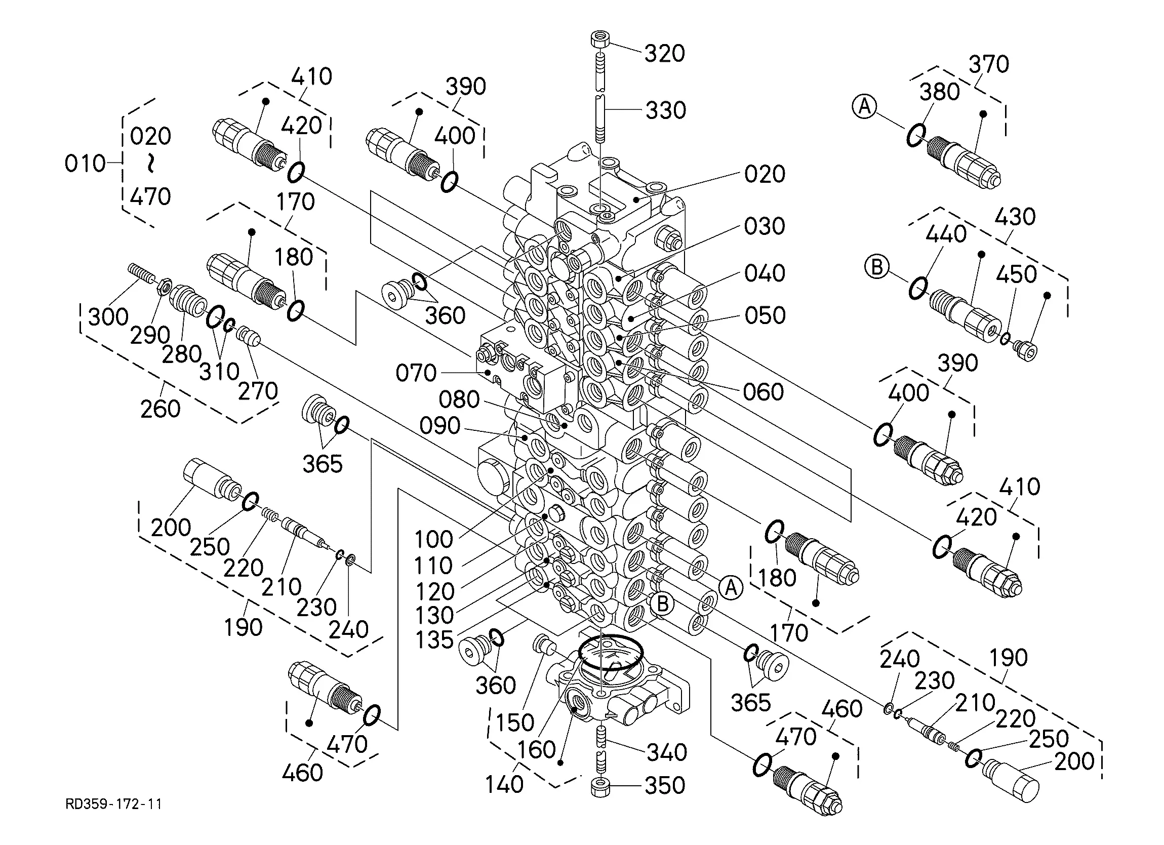 Kubota KX057-4 ACCESSORY Parts Diagrams