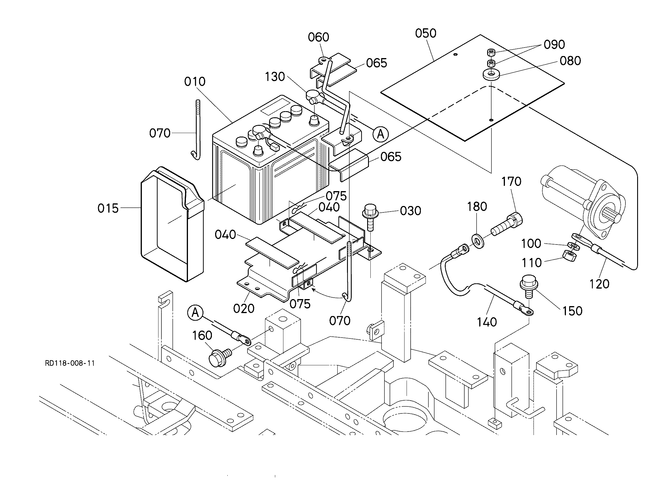 Kubota KX161-3 (SN:20000-29999) Parts Diagrams