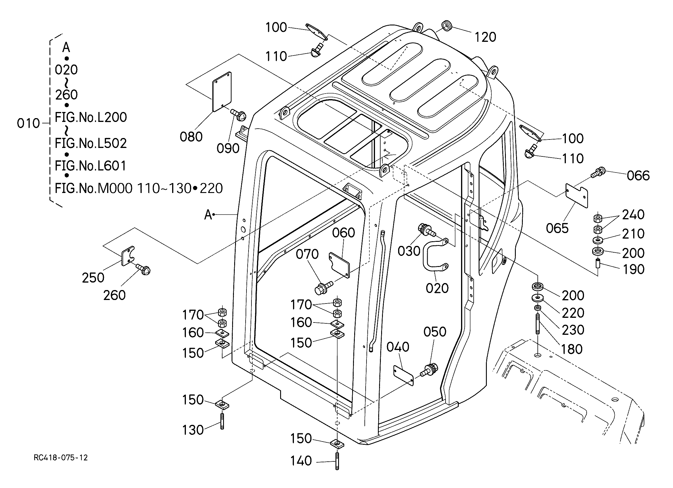 Kubota KX91-3 (SN:20000-29999) Parts Diagrams
