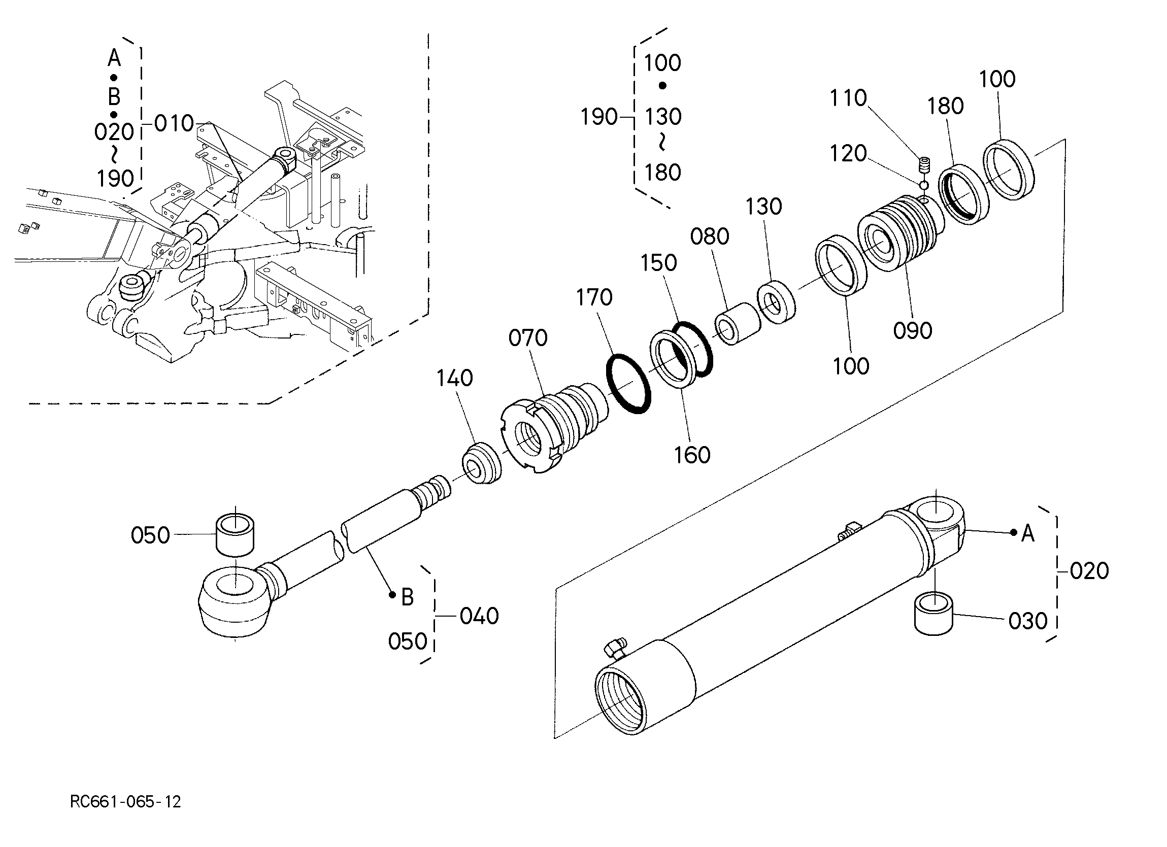 Kubota KX91-3S2 (SN:40000- / Super Series / Tier 3) Parts Diagrams