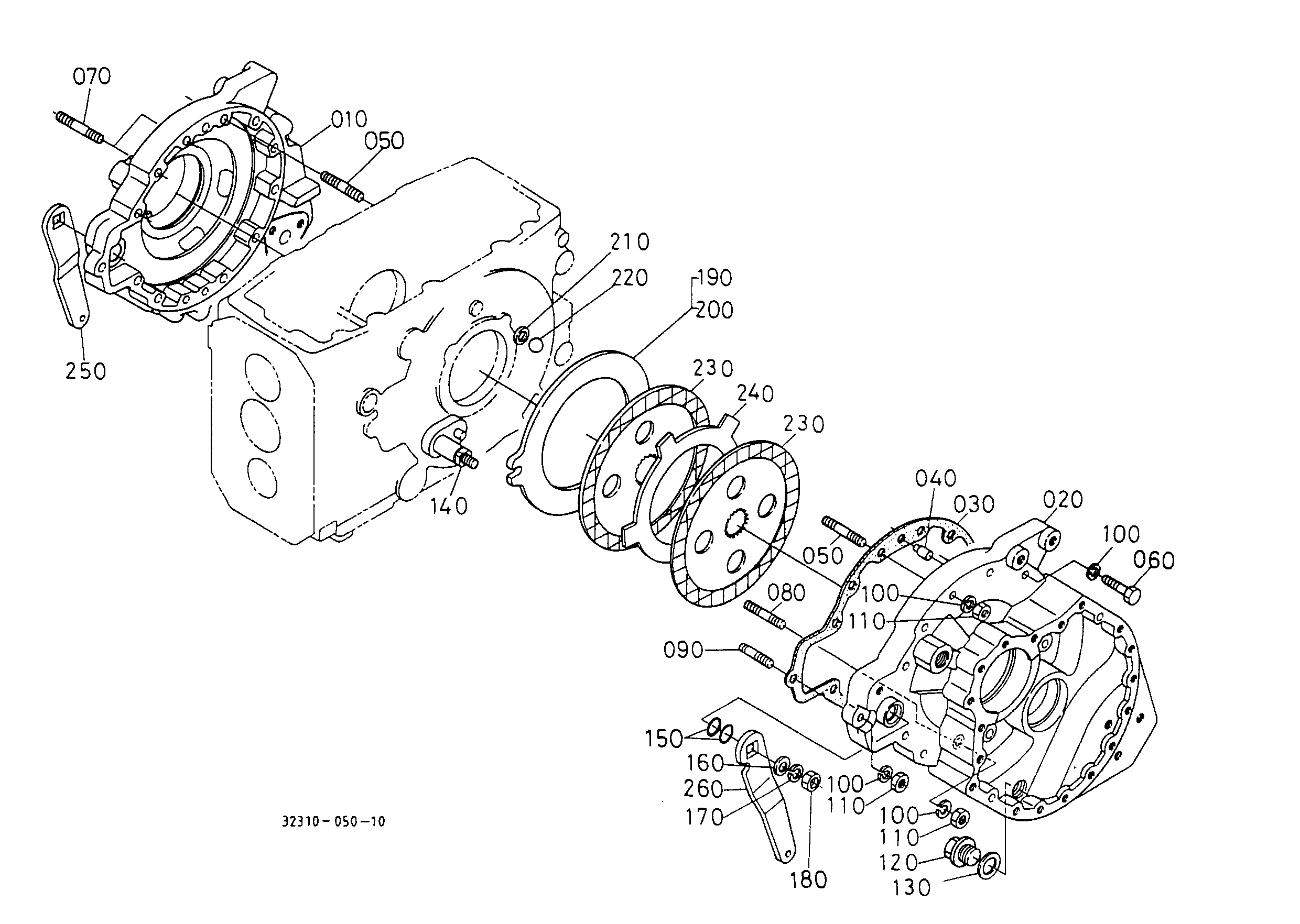 Kubota L2500DT (Dual Traction 4wd) Parts Diagrams