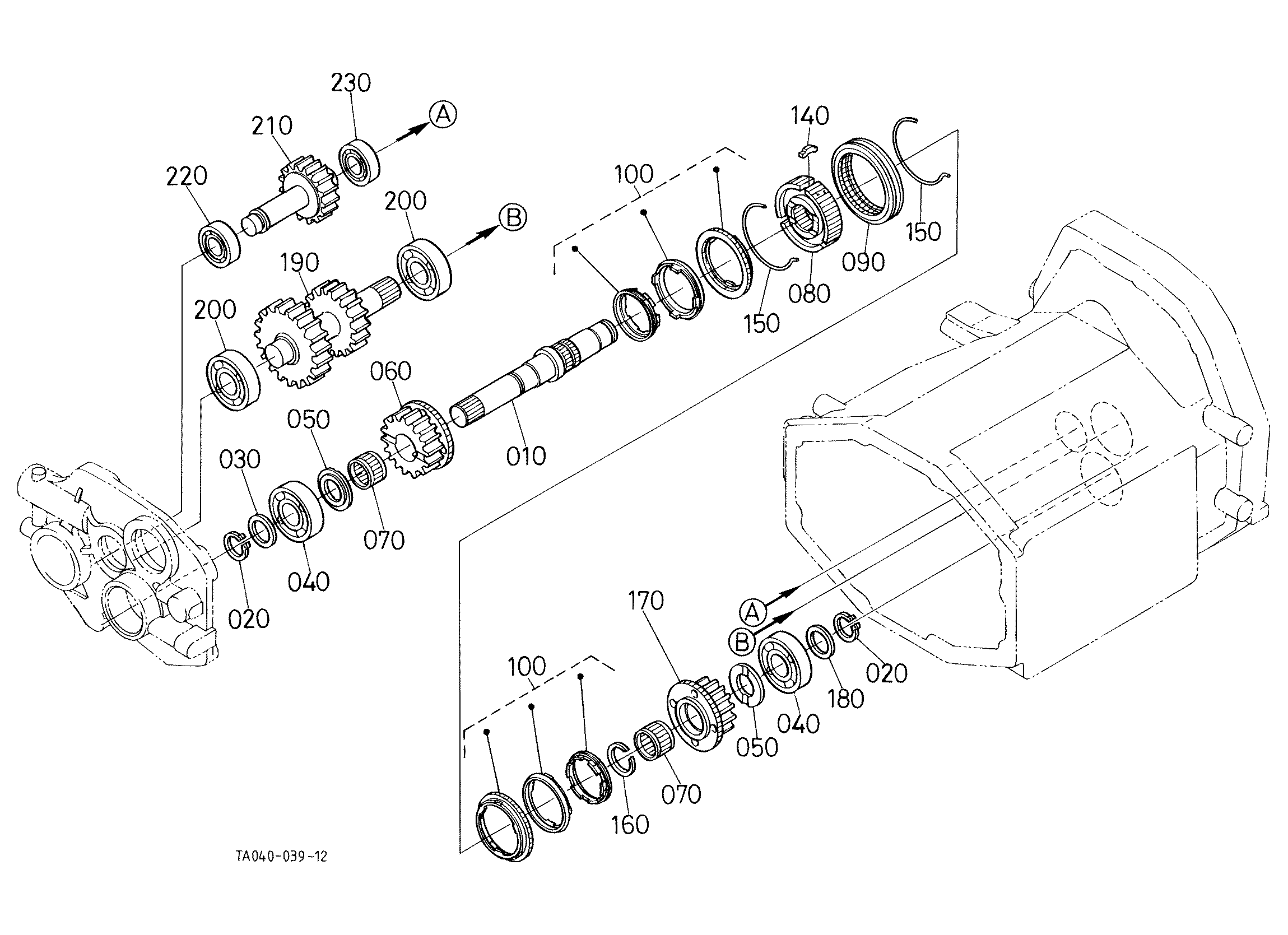 Kubota L4310DT/GST/HST (4wd, Rops) Parts Diagrams