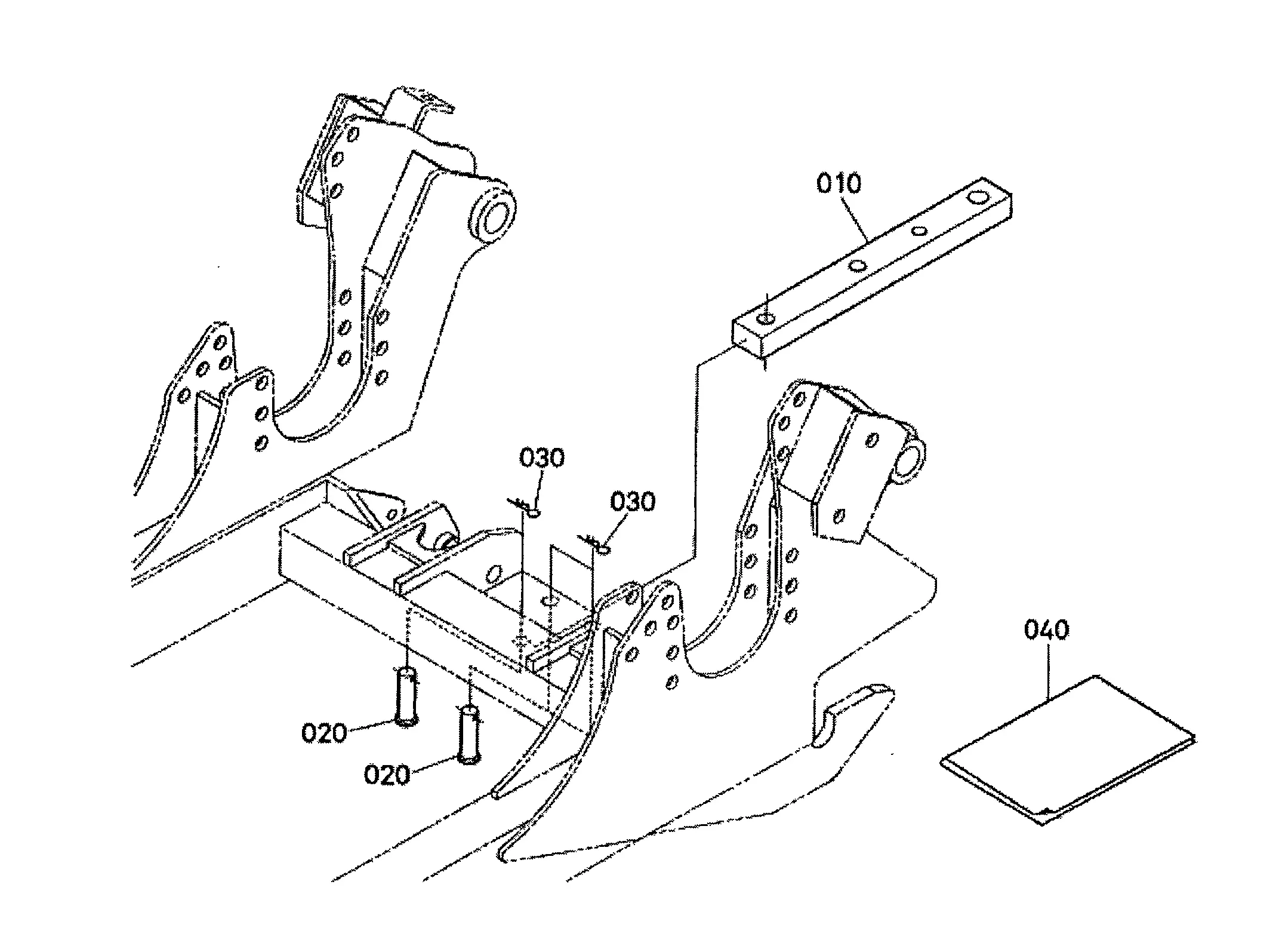 k.com様用　③ Kubota L9459 (DRAWBAR HITCH) Parts Diagrams