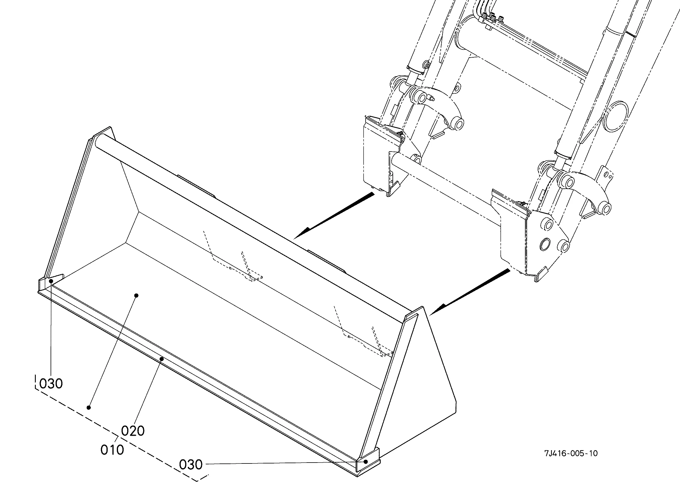 Kubota LA1301S (FRT LDR W/GG/SKD QHTCH/PARKST/LV IND) Parts Diagrams