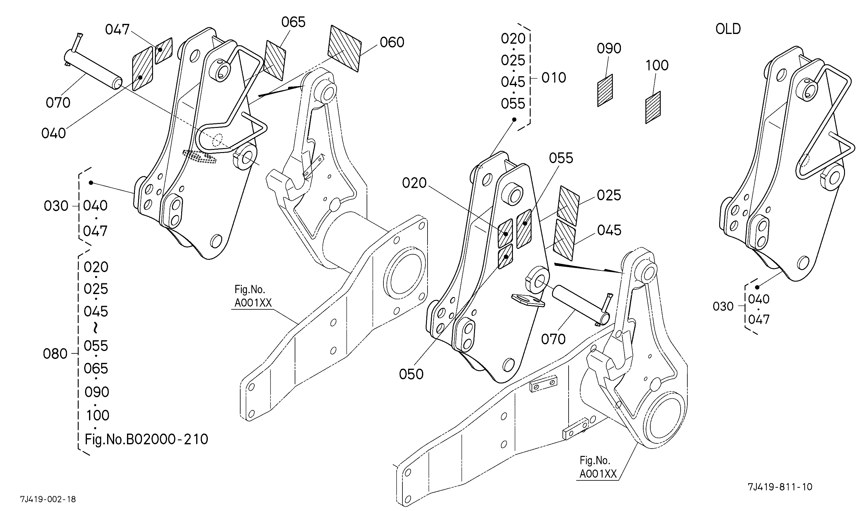 Kubota LA1353S (QUICK ATTACH FRONT LOADER) Parts Diagrams