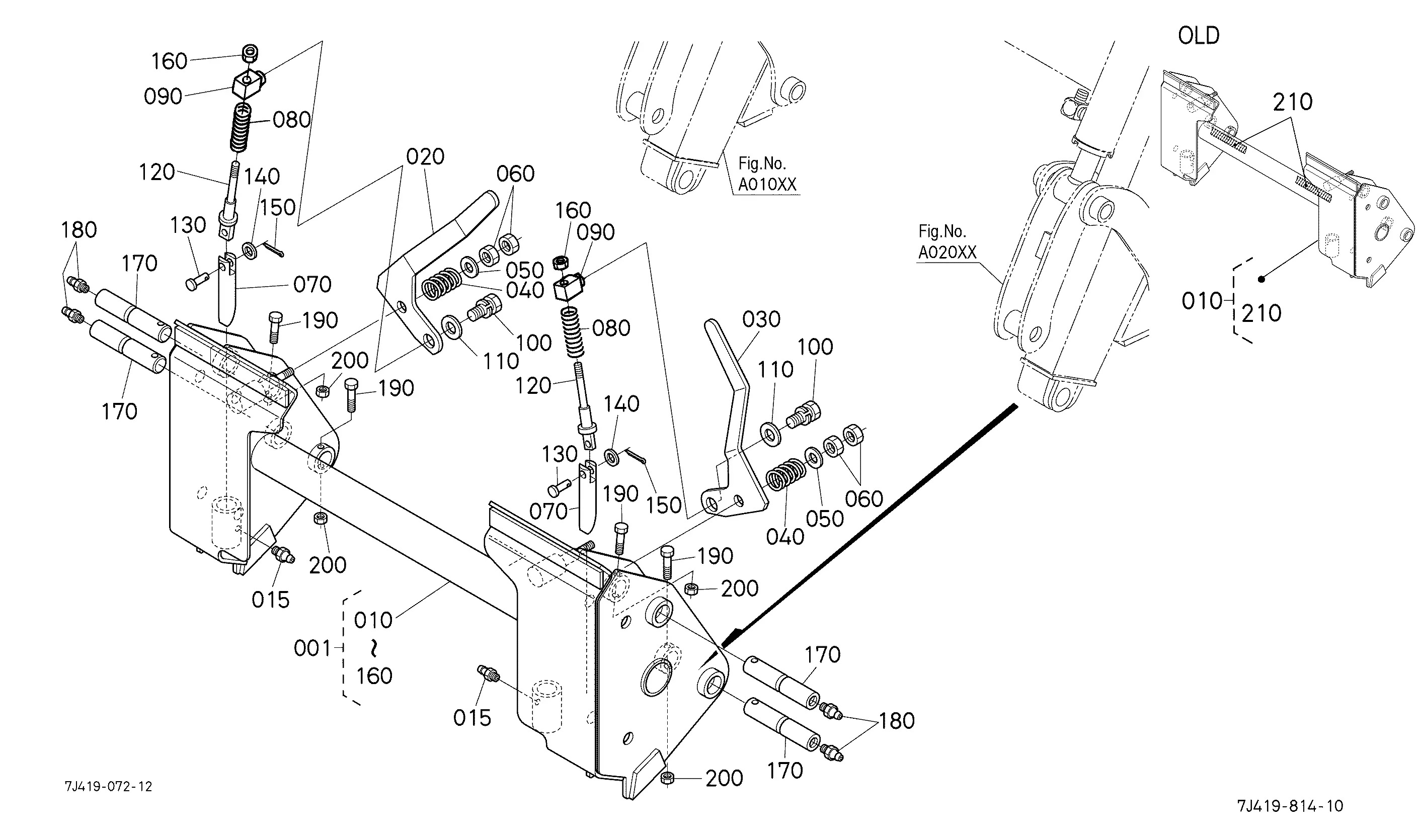 Kubota LA1353S (QUICK ATTACH FRONT LOADER) Parts Diagrams