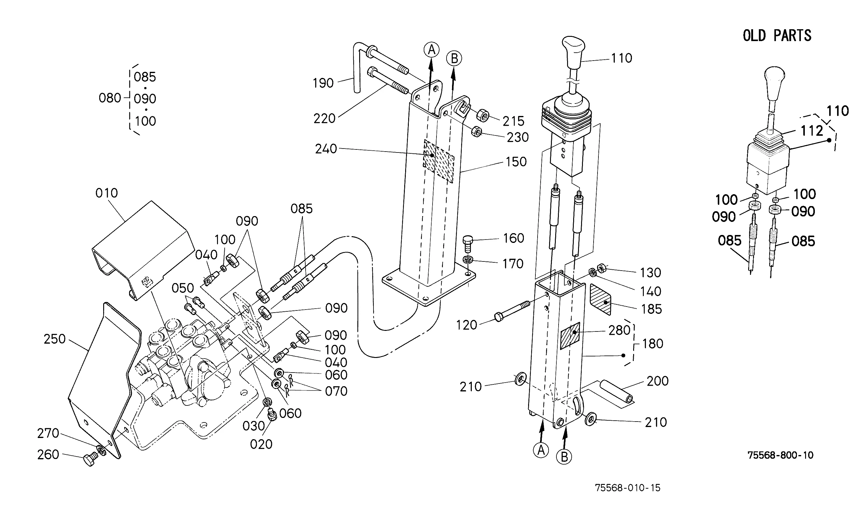 Kubota LA1601 (FRT LDR W/VLV/GG/QACUP) Parts Diagrams
