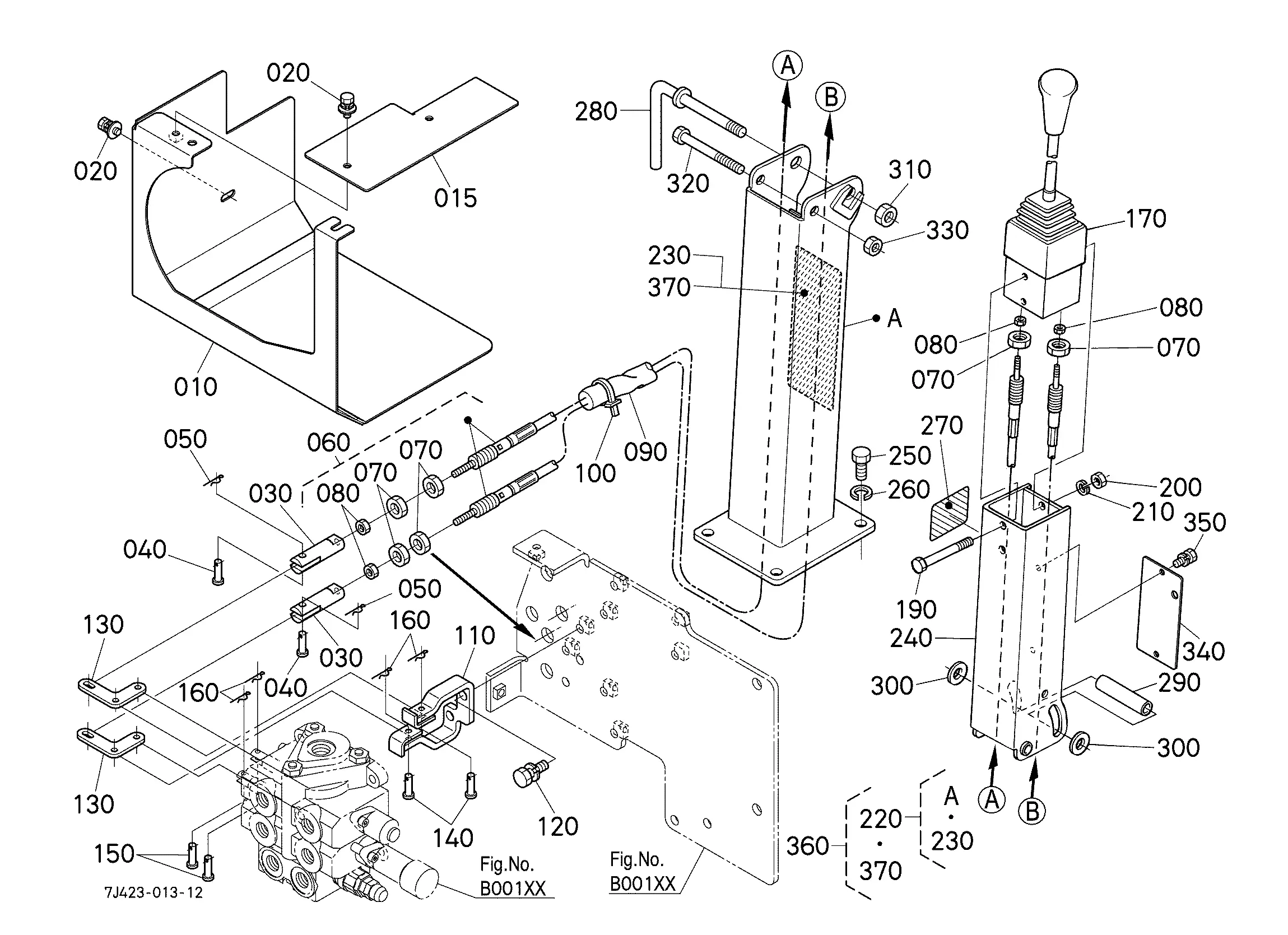 Kubota LA1953 (SKID STR COUPLER LDR / M100X & M110X) Parts Diagrams