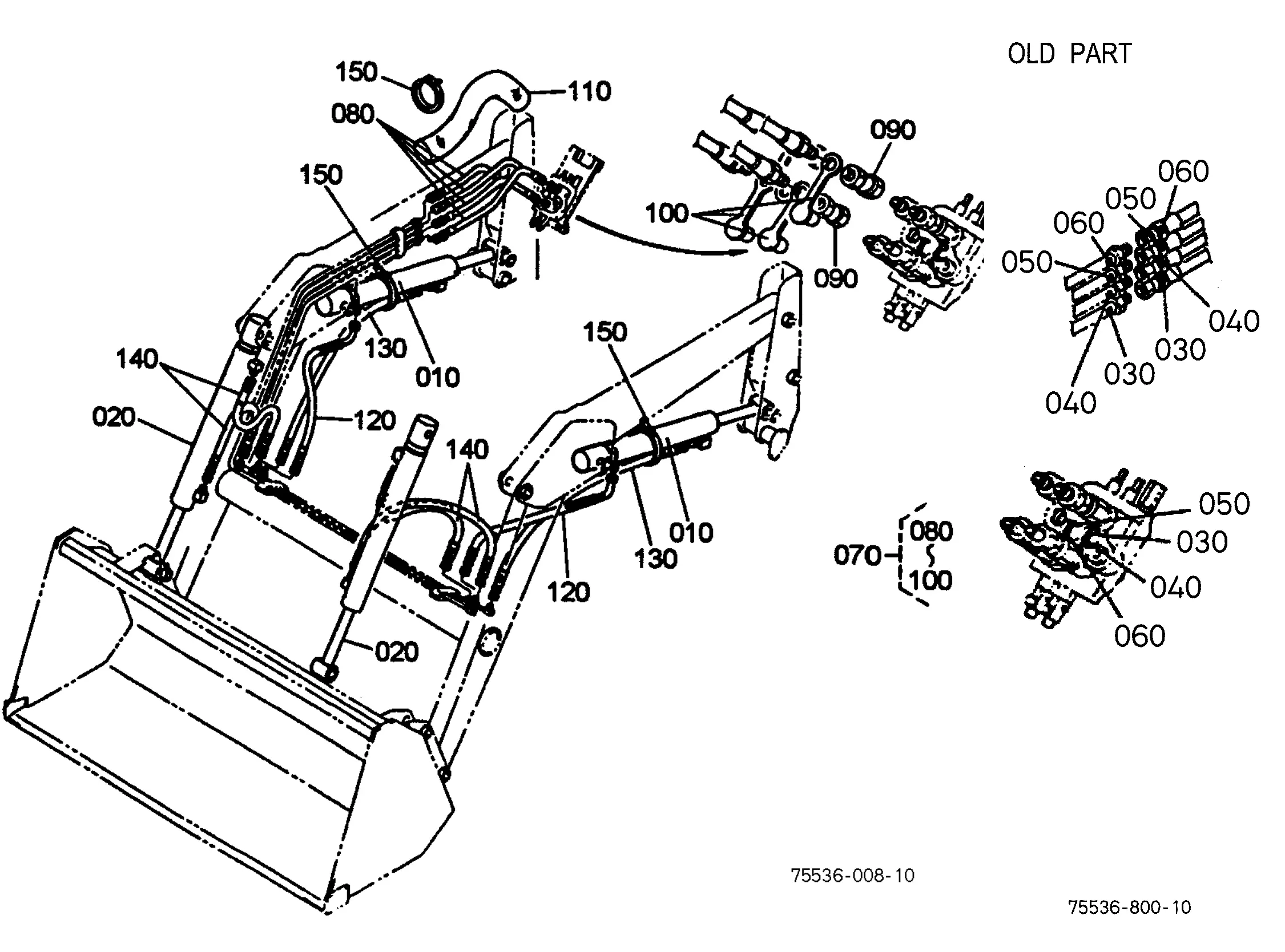 Kubota LA271 (FRONT LOADER W/STD BUCKET) Parts Diagrams