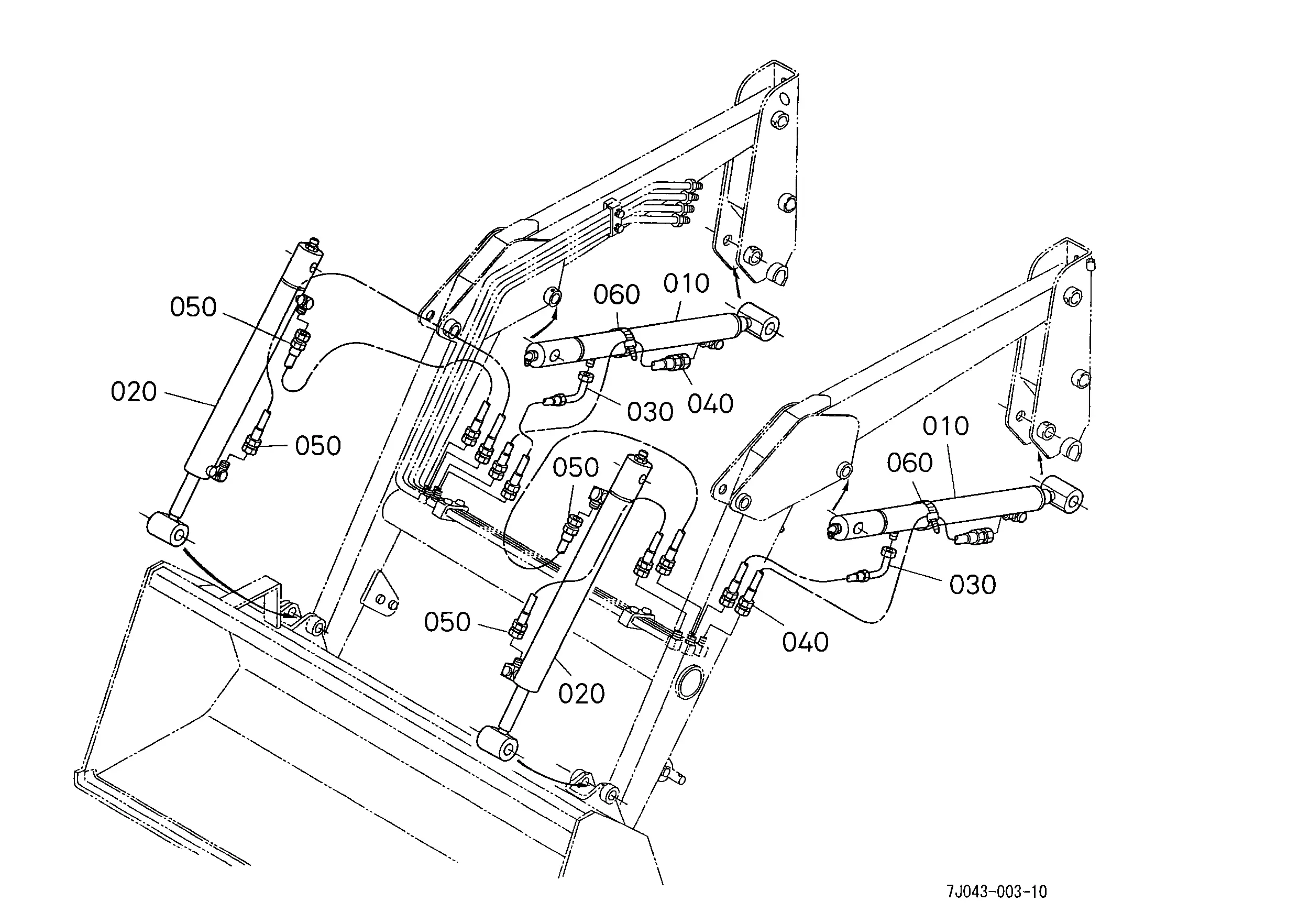 その他 tol Kubota LA272 (FRONT LOADER) Parts Diagrams