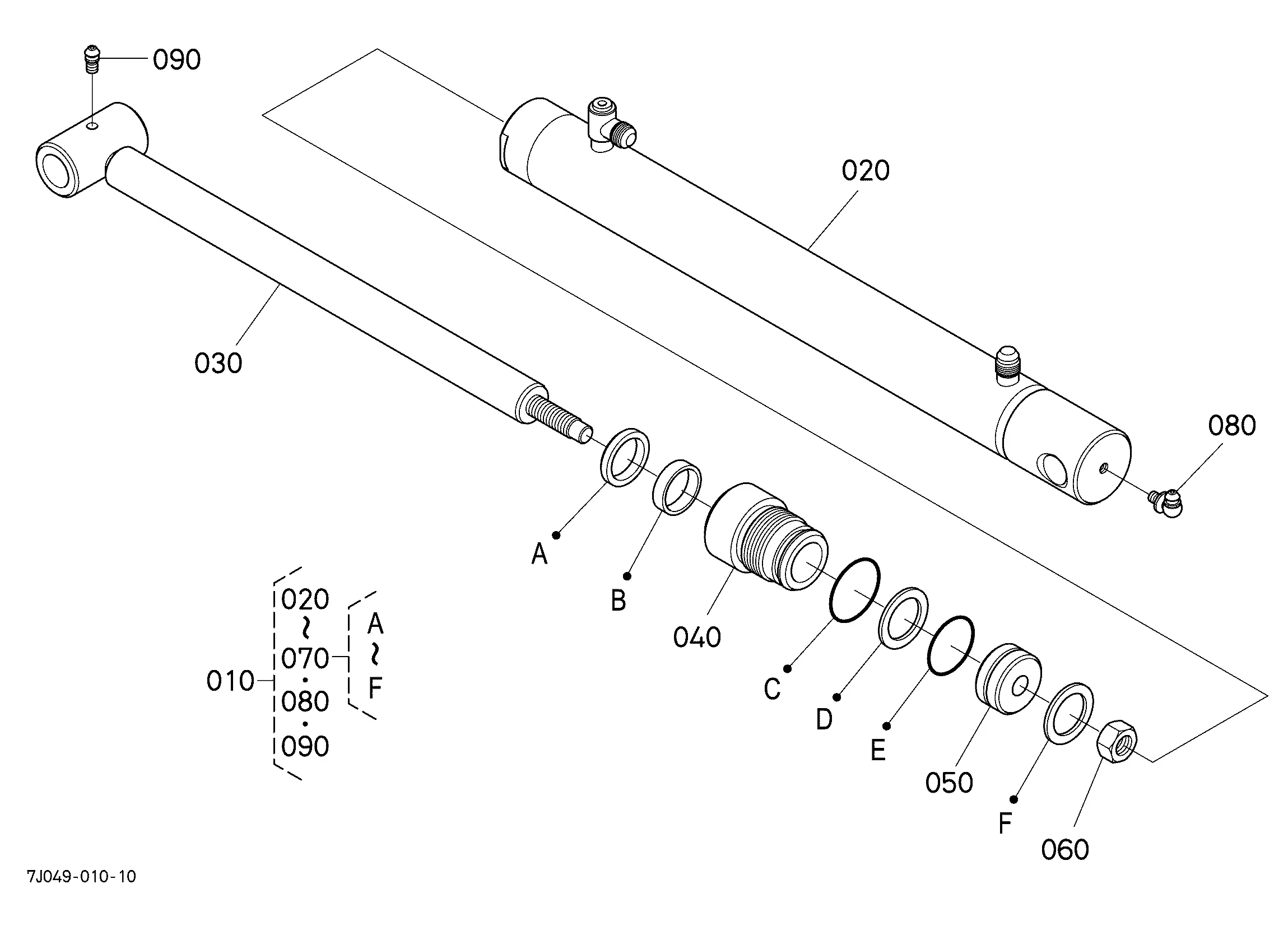 Kubota LA272 (FRONT LOADER) Parts Diagrams