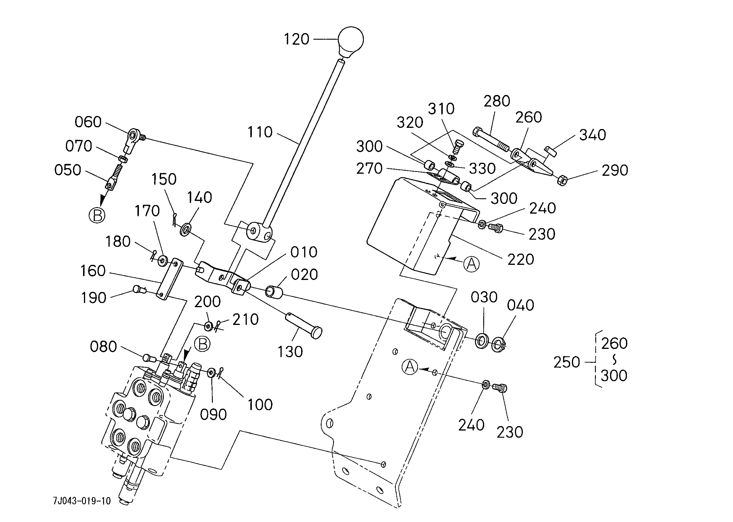 Kubota LA302 (FRONT LOADER) Parts Diagrams