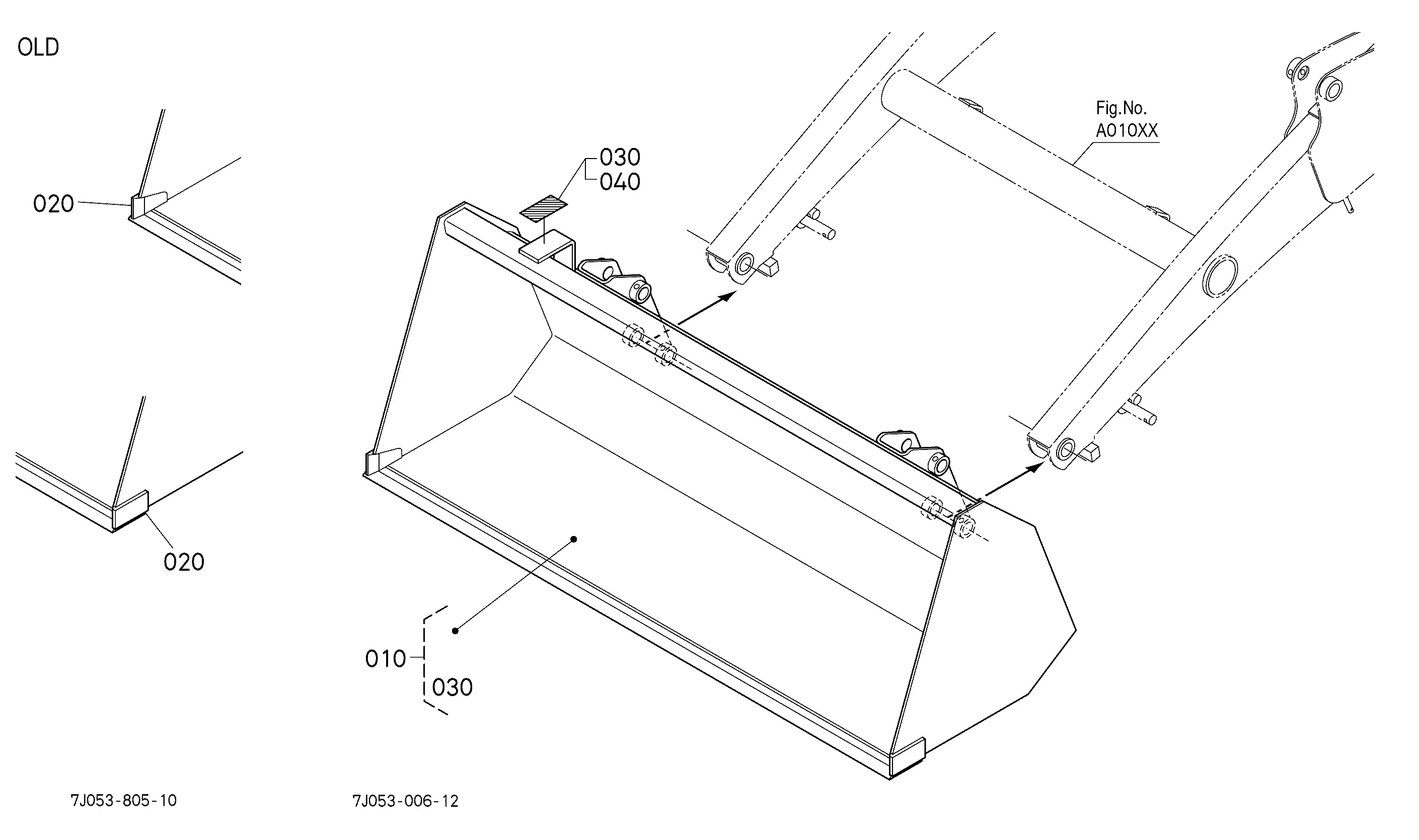 Kubota LA364 (FRONT LOADER FOR B2620/B2920) Parts Diagrams